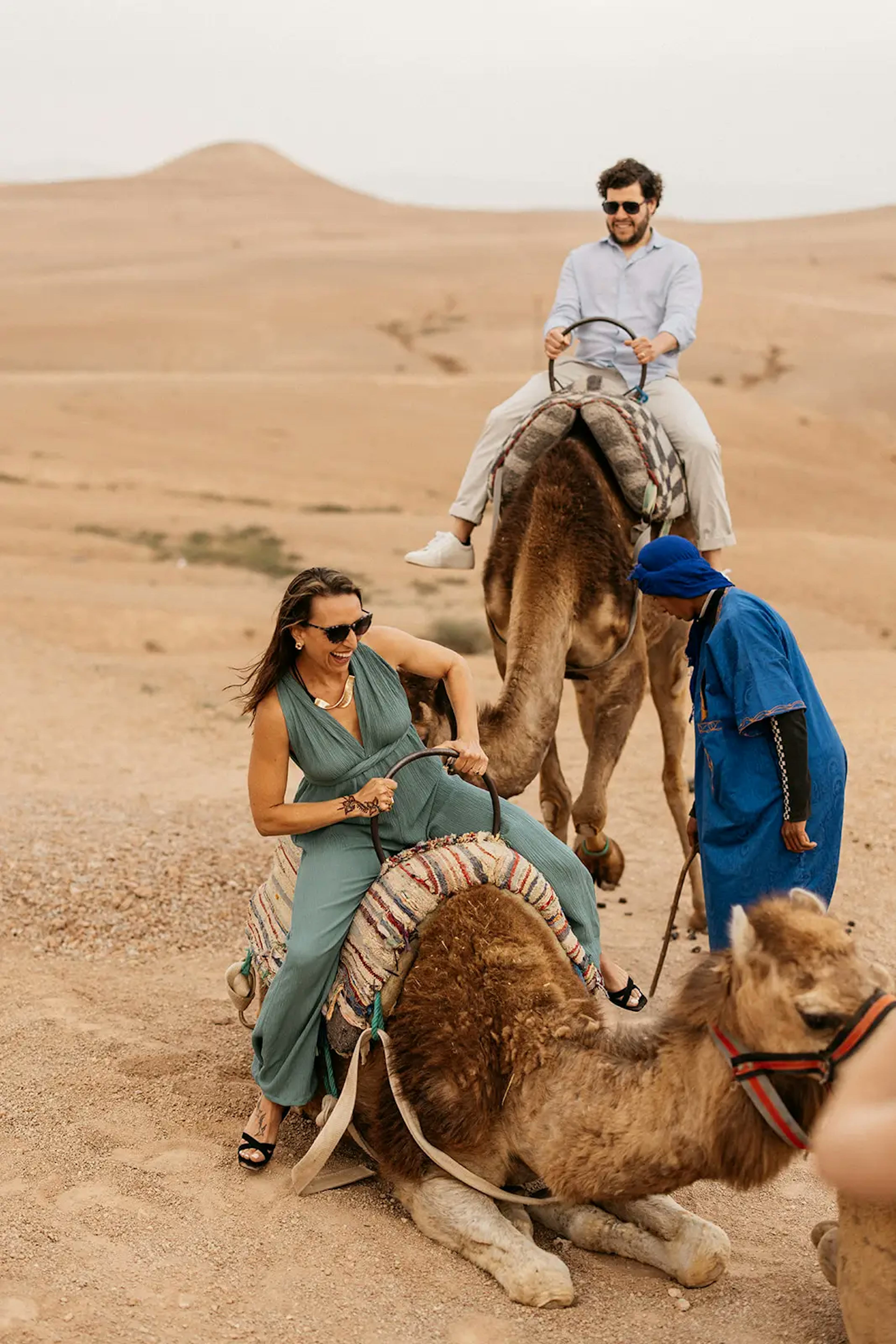 Camel ride for guests