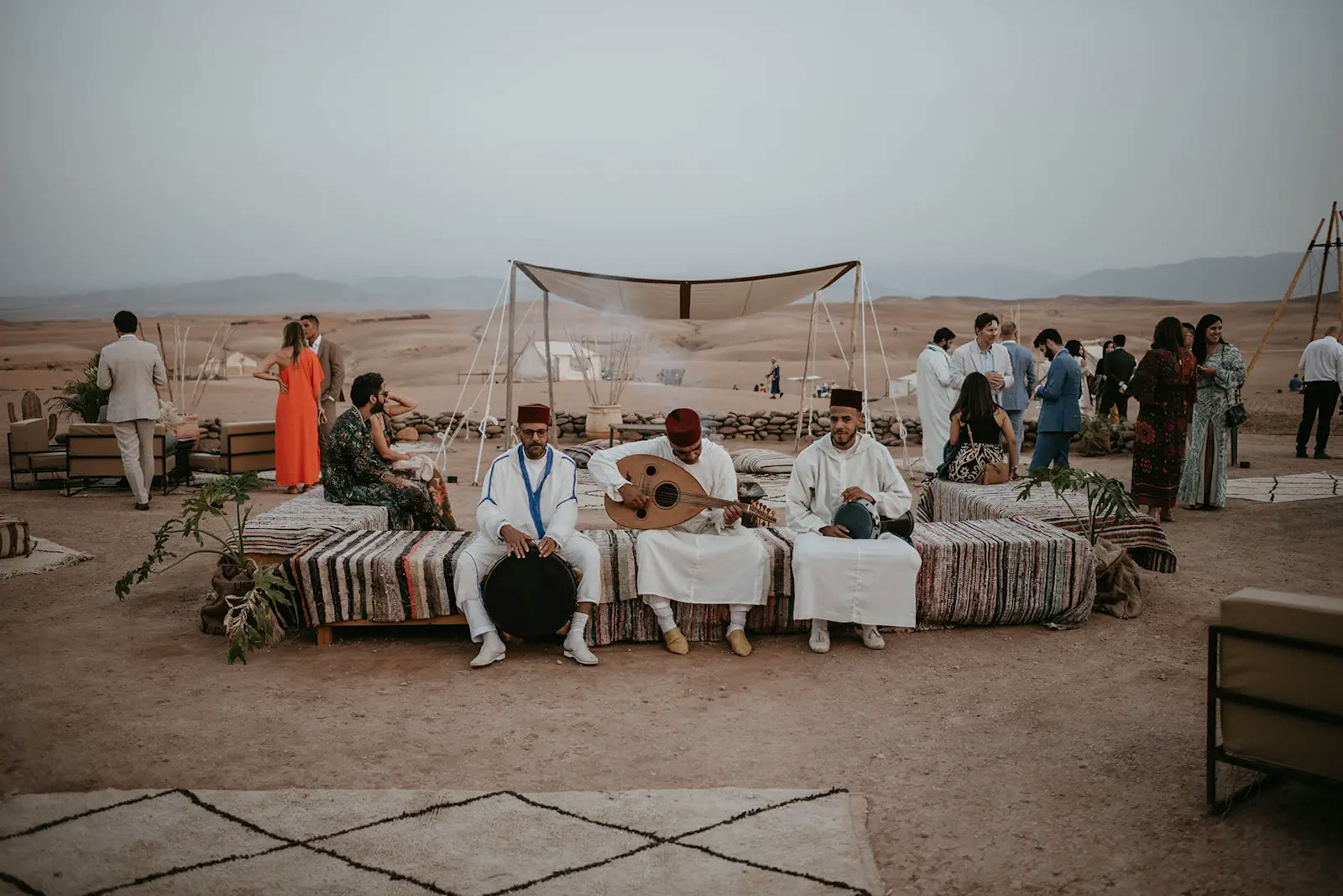 Desert camp wedding Marrakech