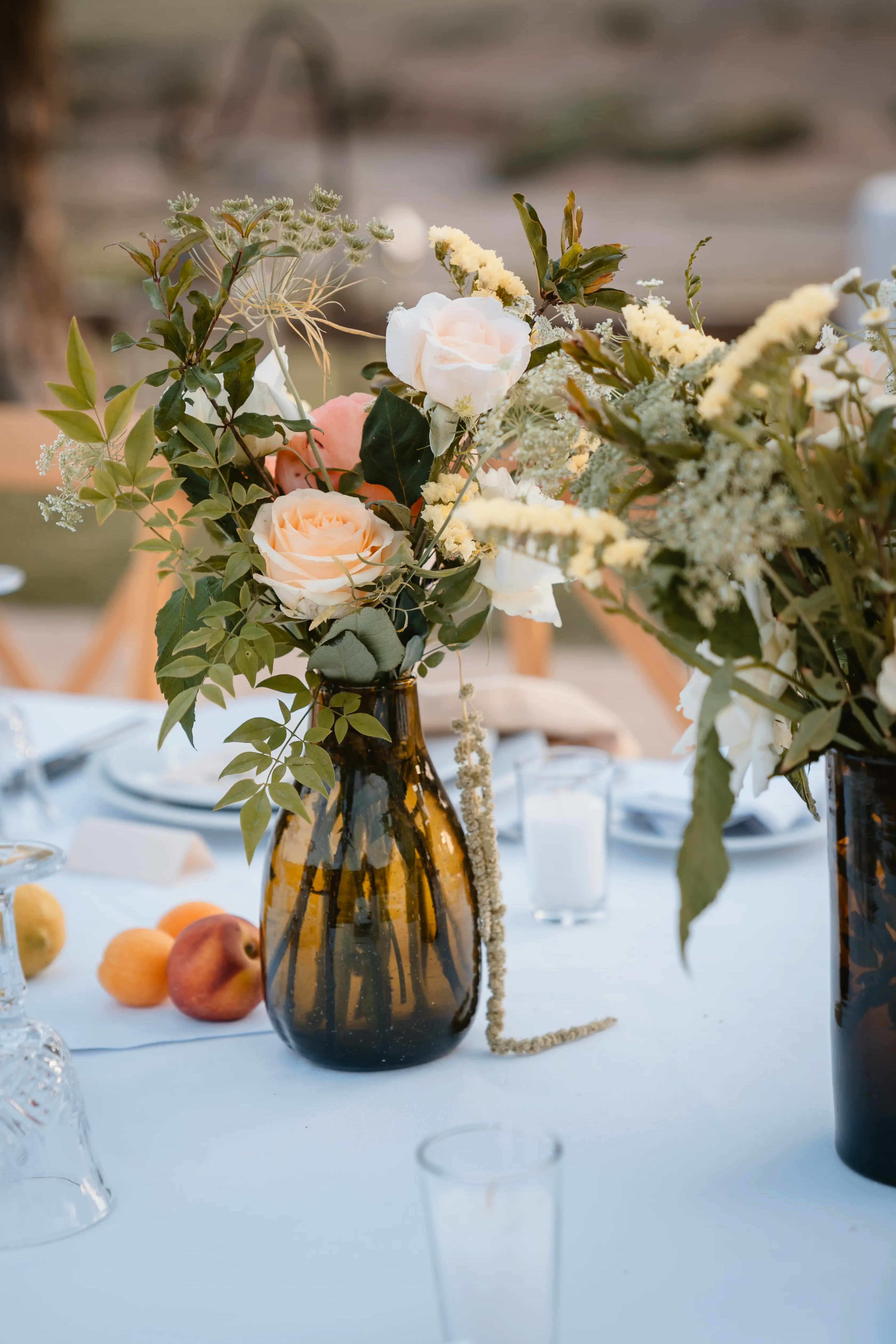 floral vase decor