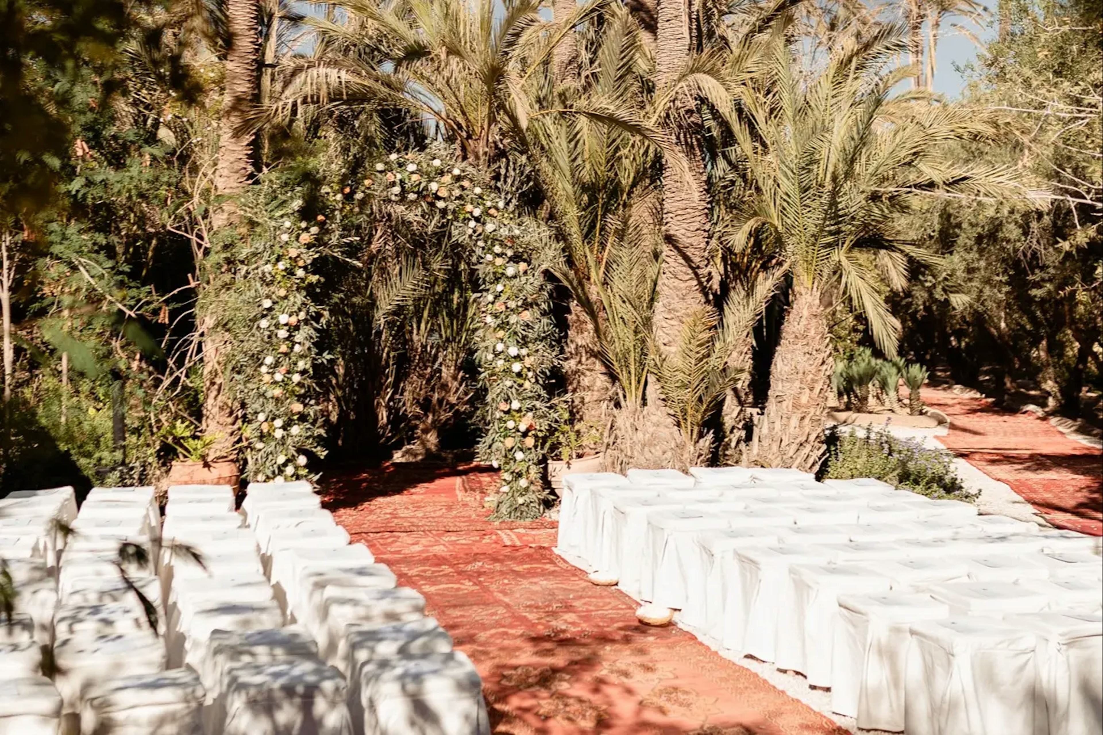 Faye Peter - Marrakech - decoration of the ceremony venue