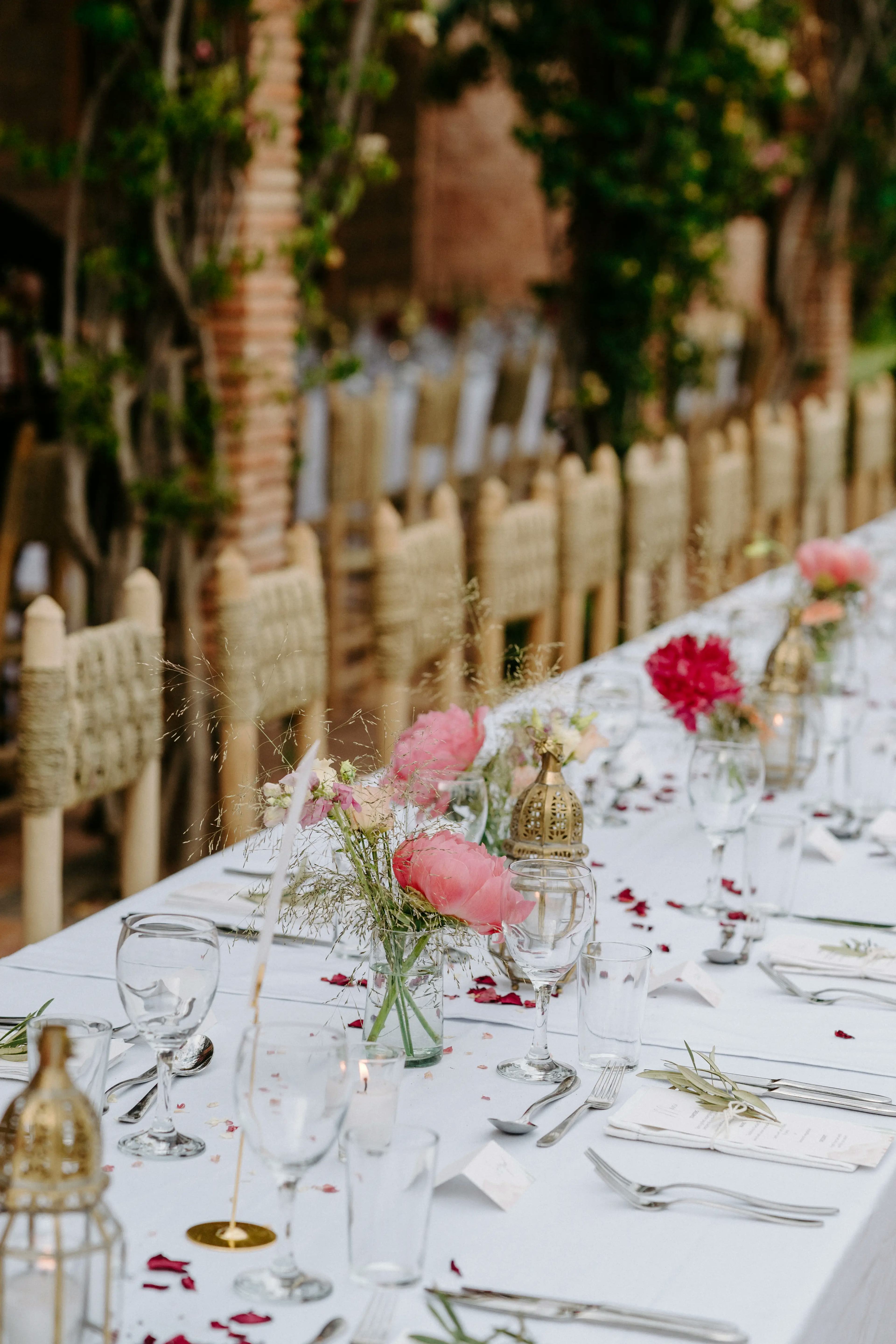 Zoe & Joe table decoration wedding