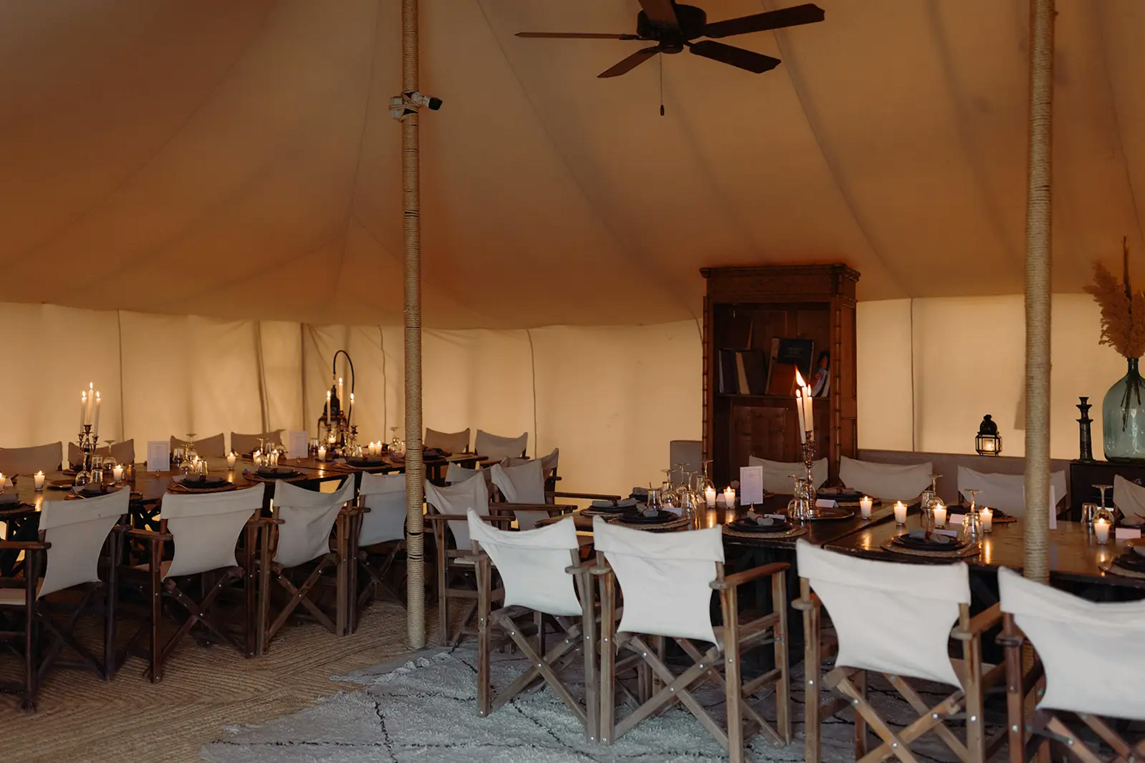 Desert tent wedding event Marrakech