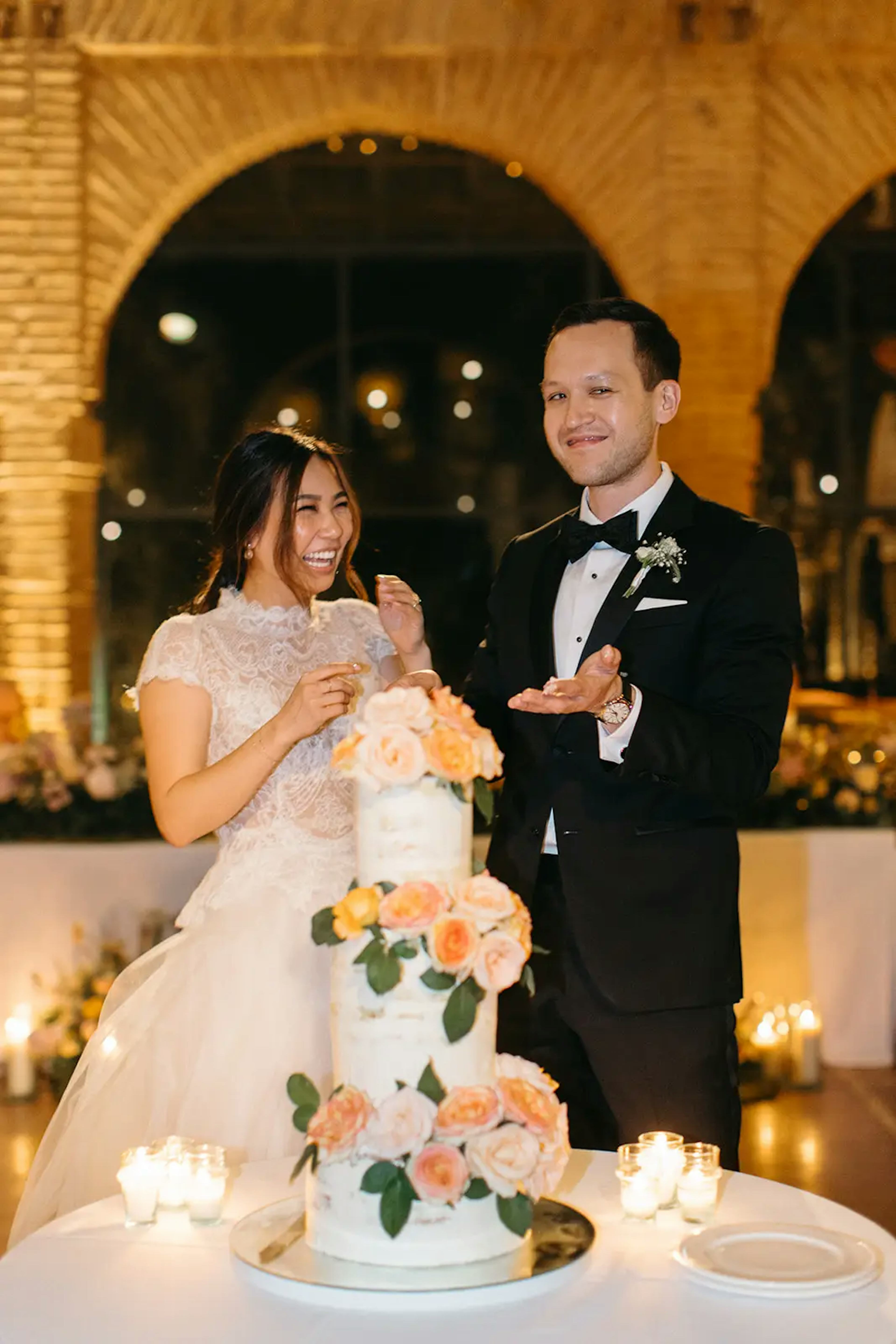 Wedding cake. Elegant Marrakech wedding