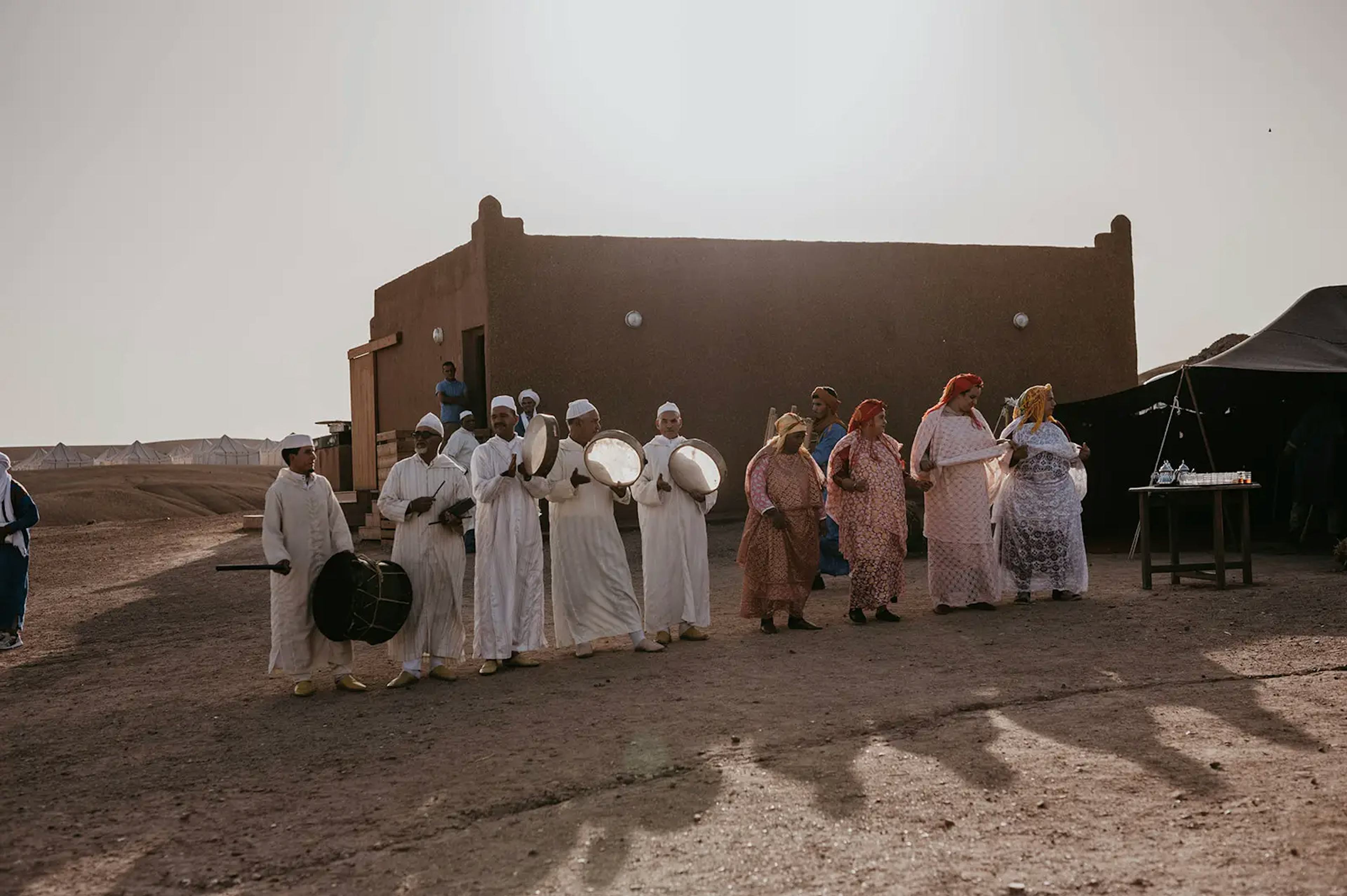 moroccan band at wedding