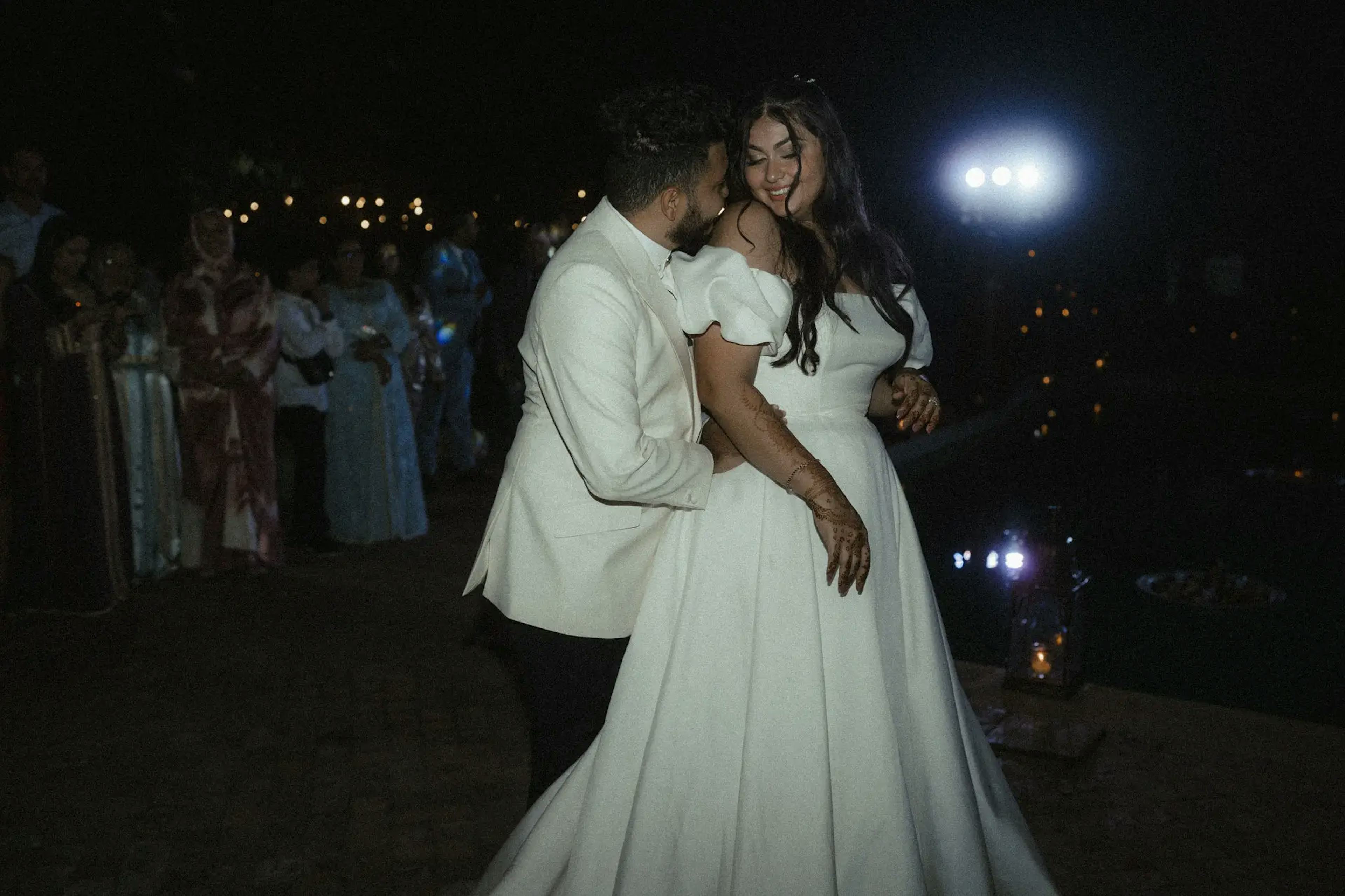 Brides on the dance floor 