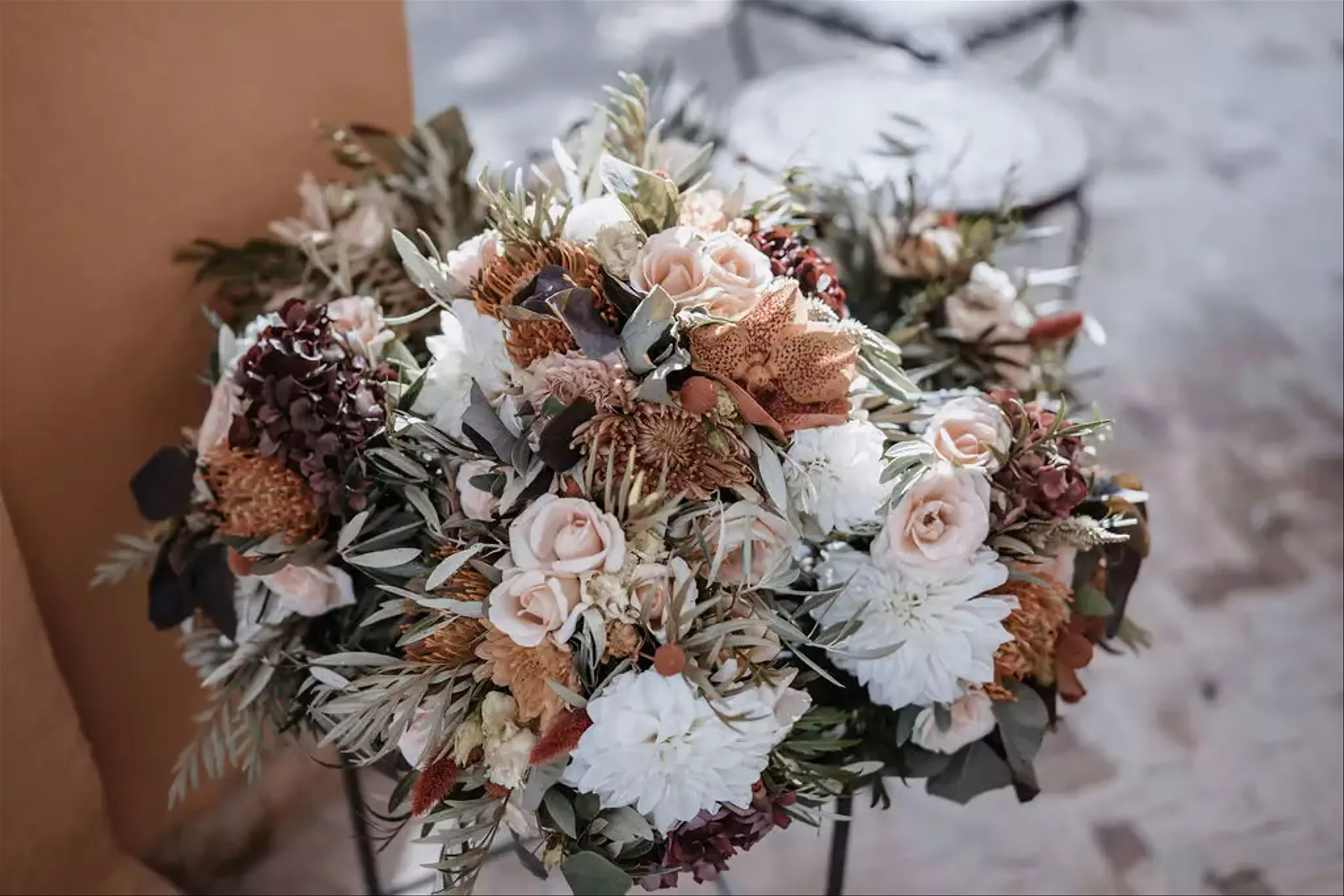 Elegant wedding flowers design