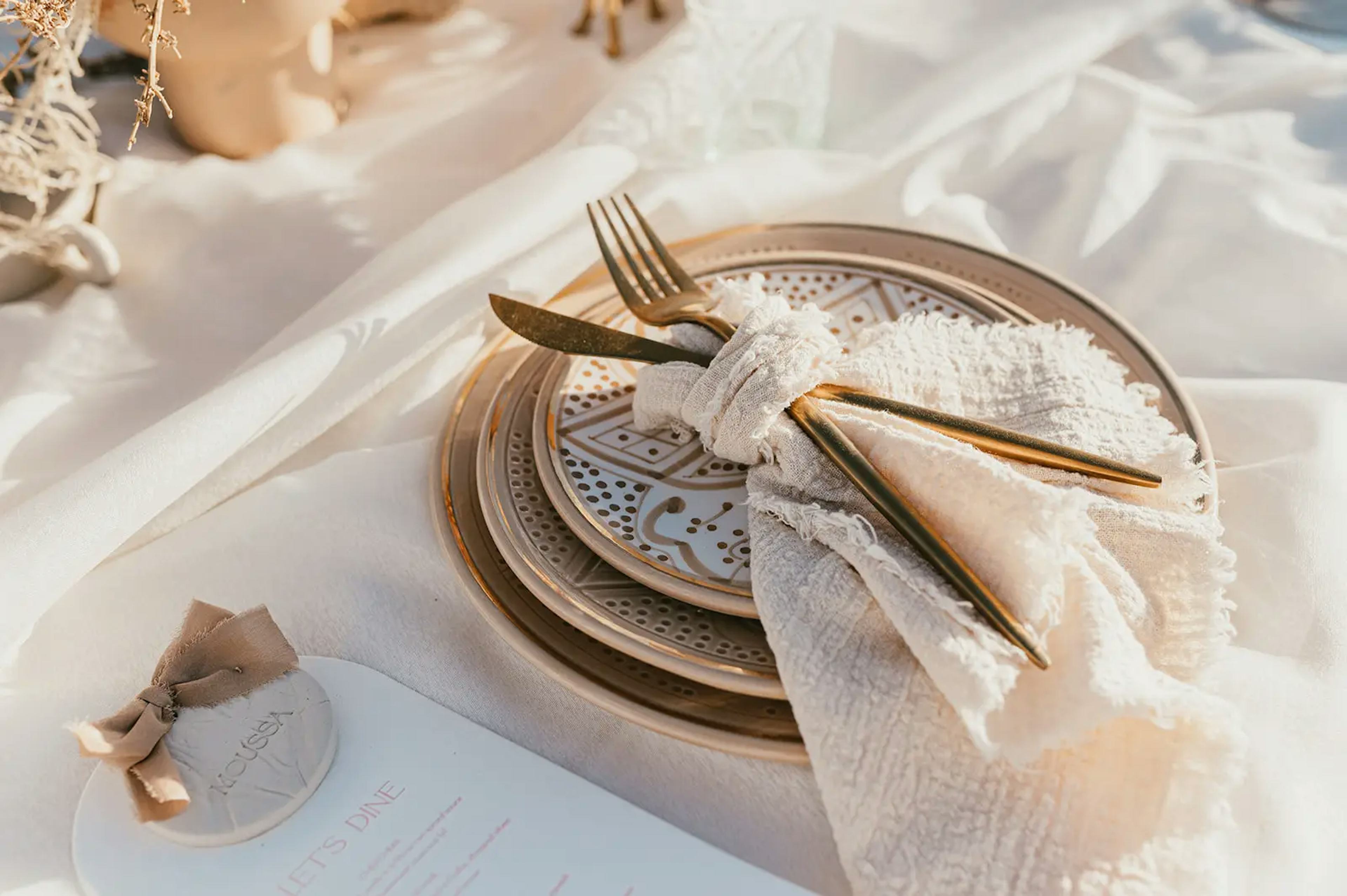 Luxury table decor