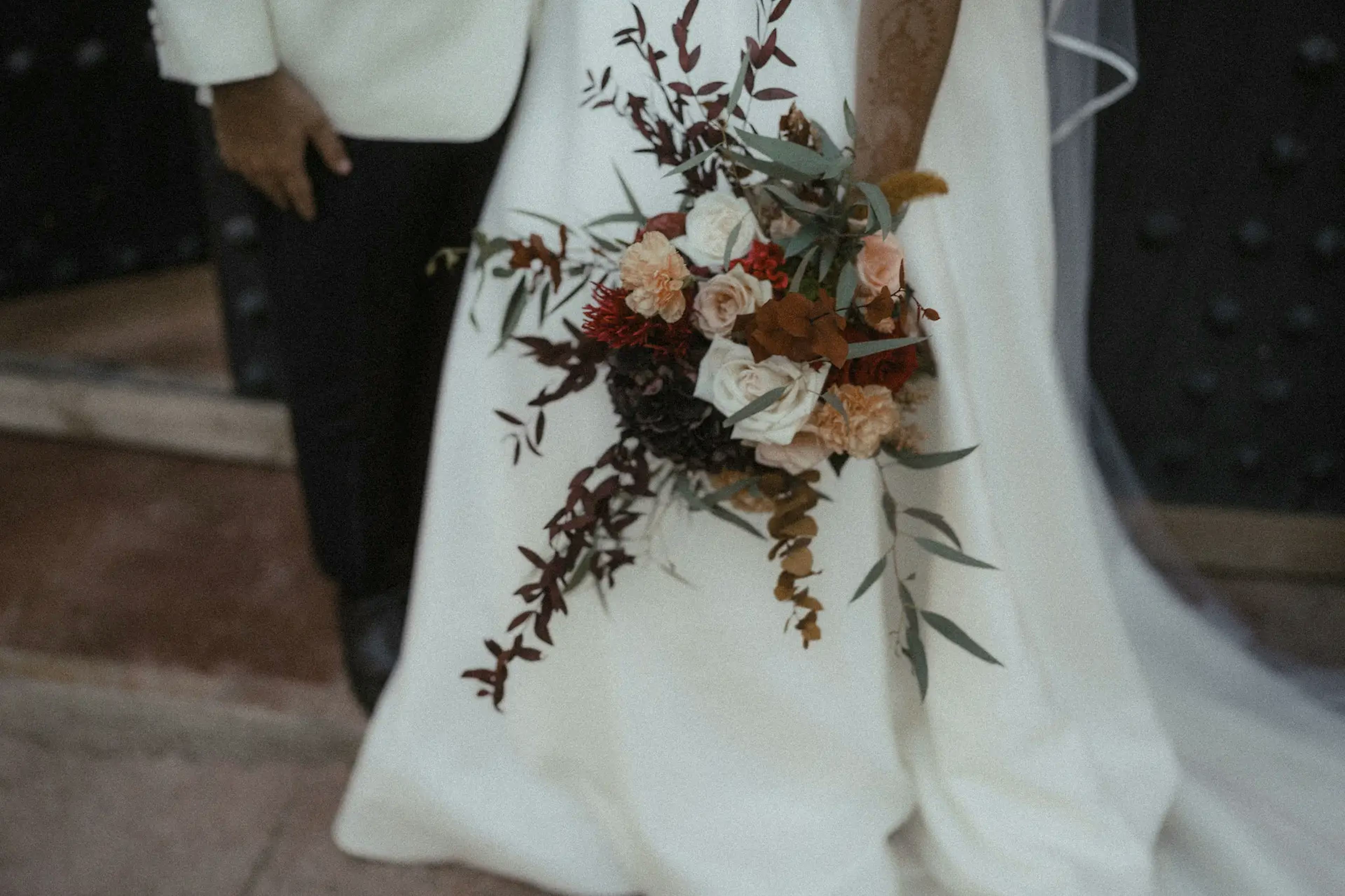 Flower bouquet of the bride