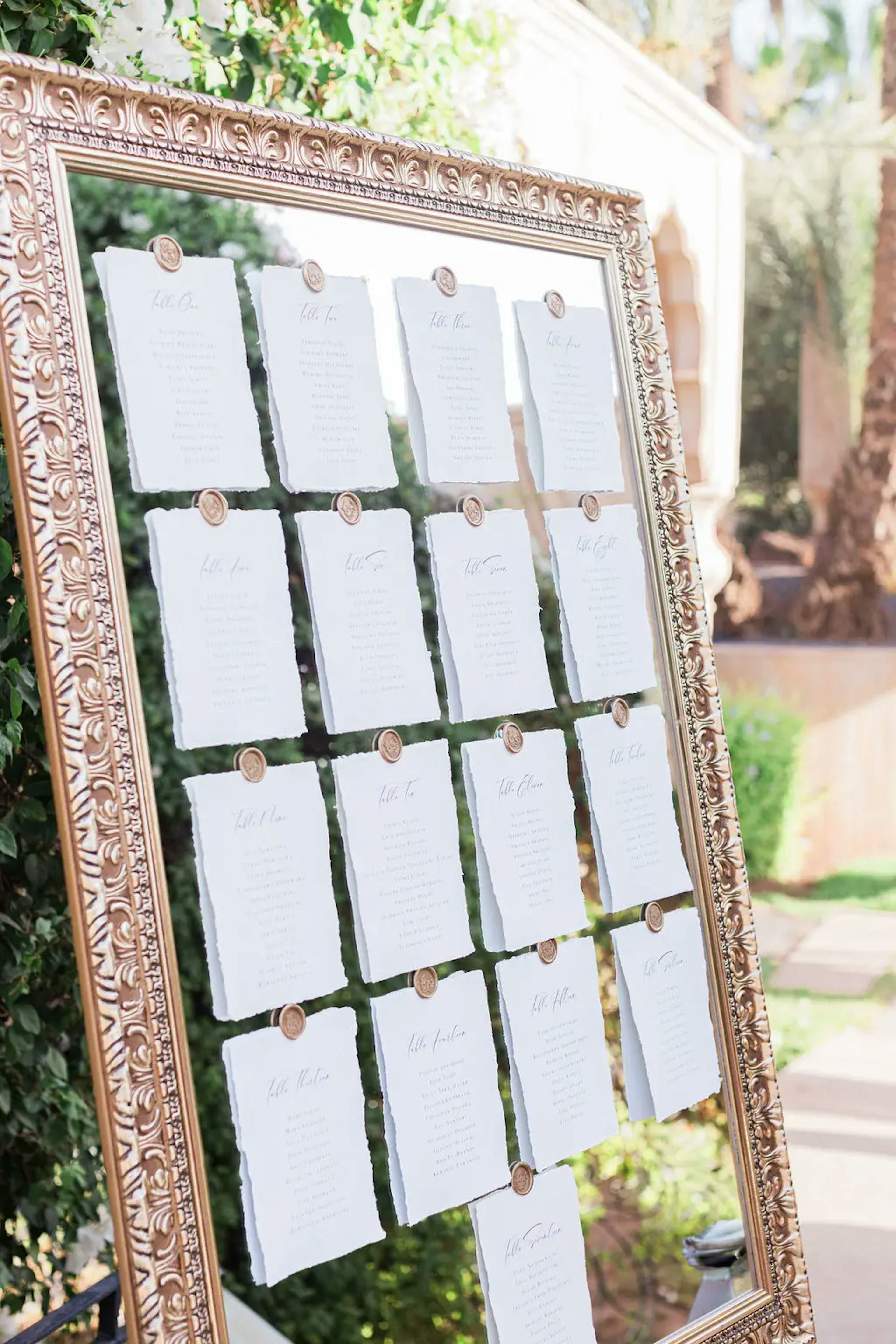 Luxury wedding signage 