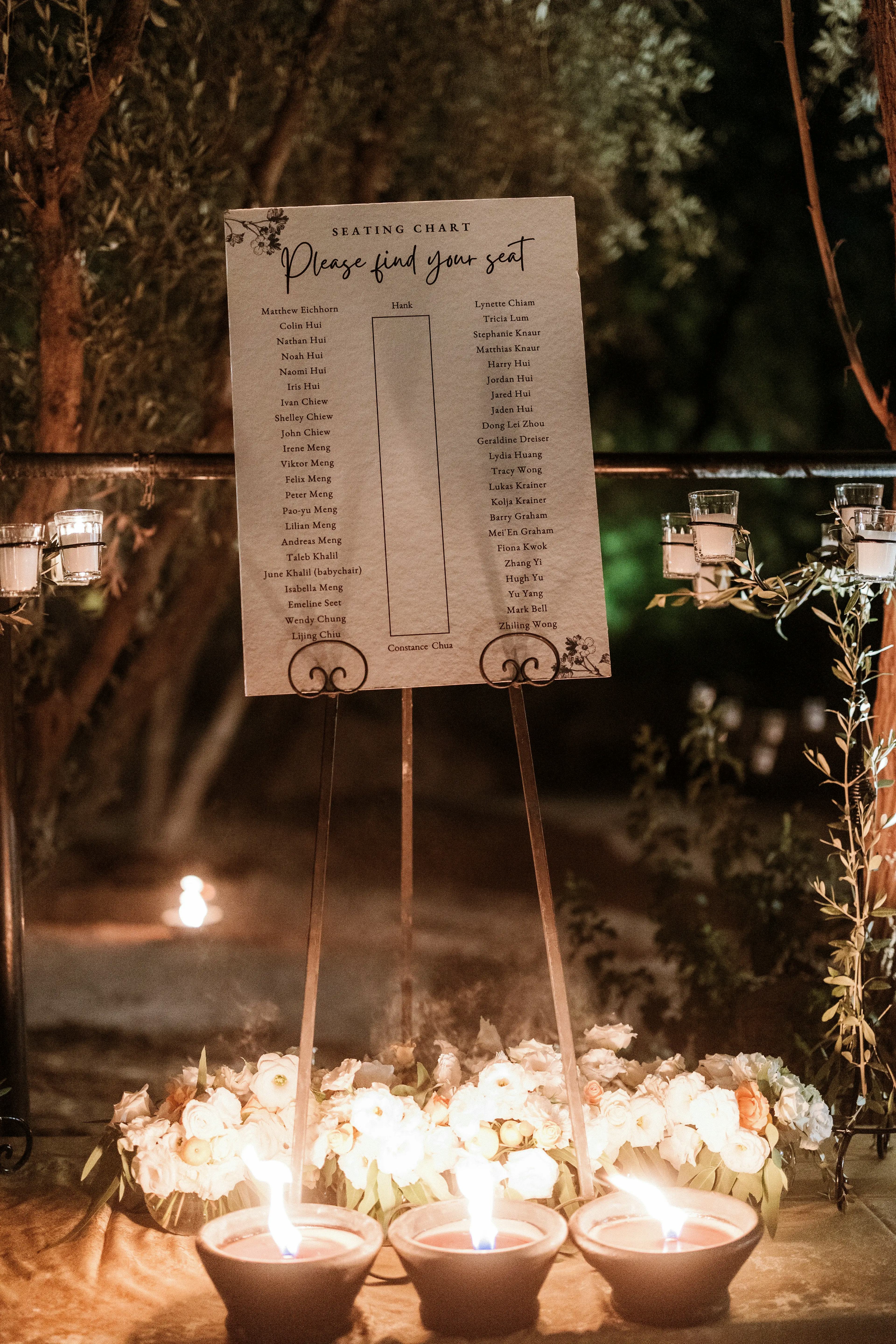 Marrakech welcome wedding sign