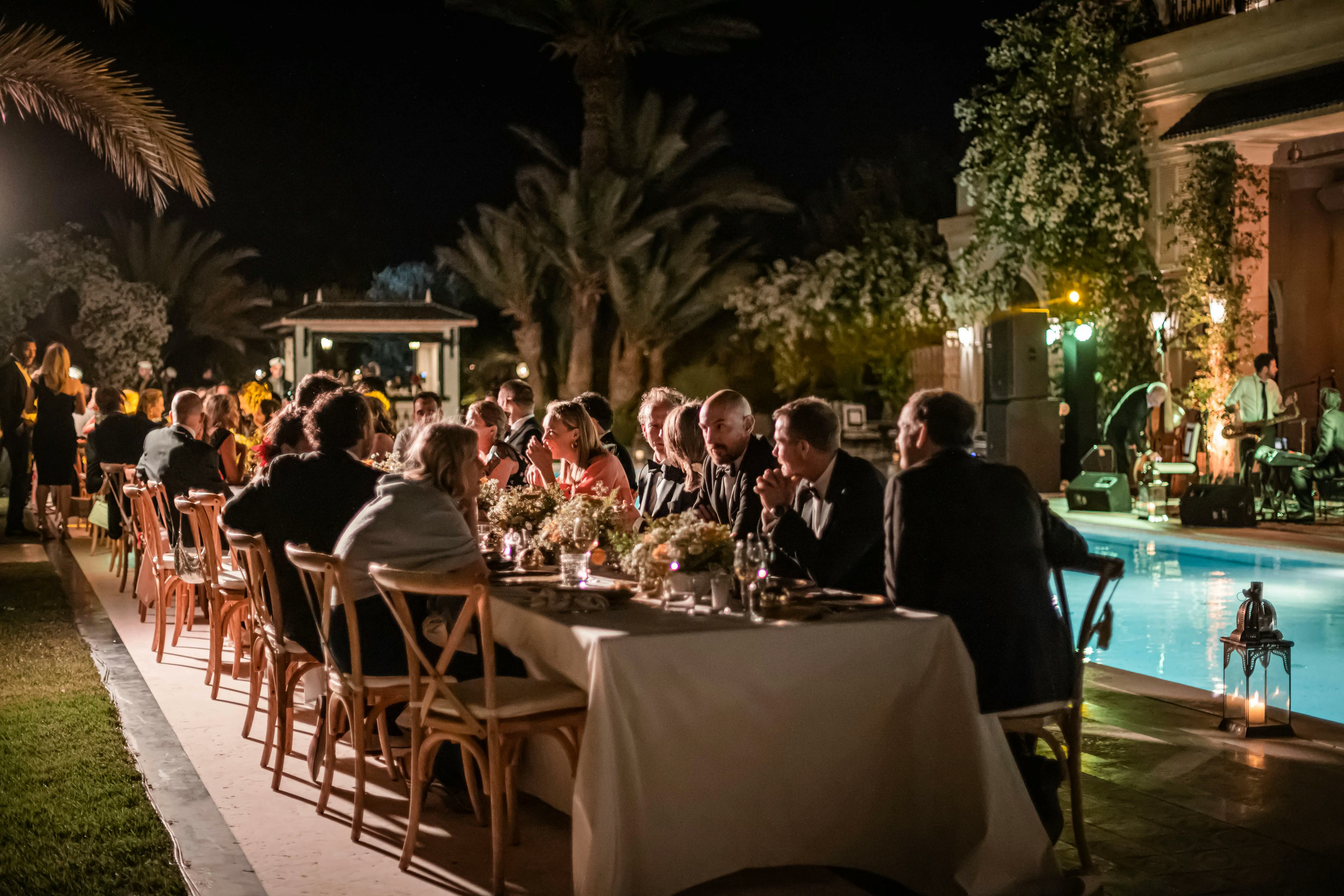 Fête d’anniversaire en plein air Marrakech