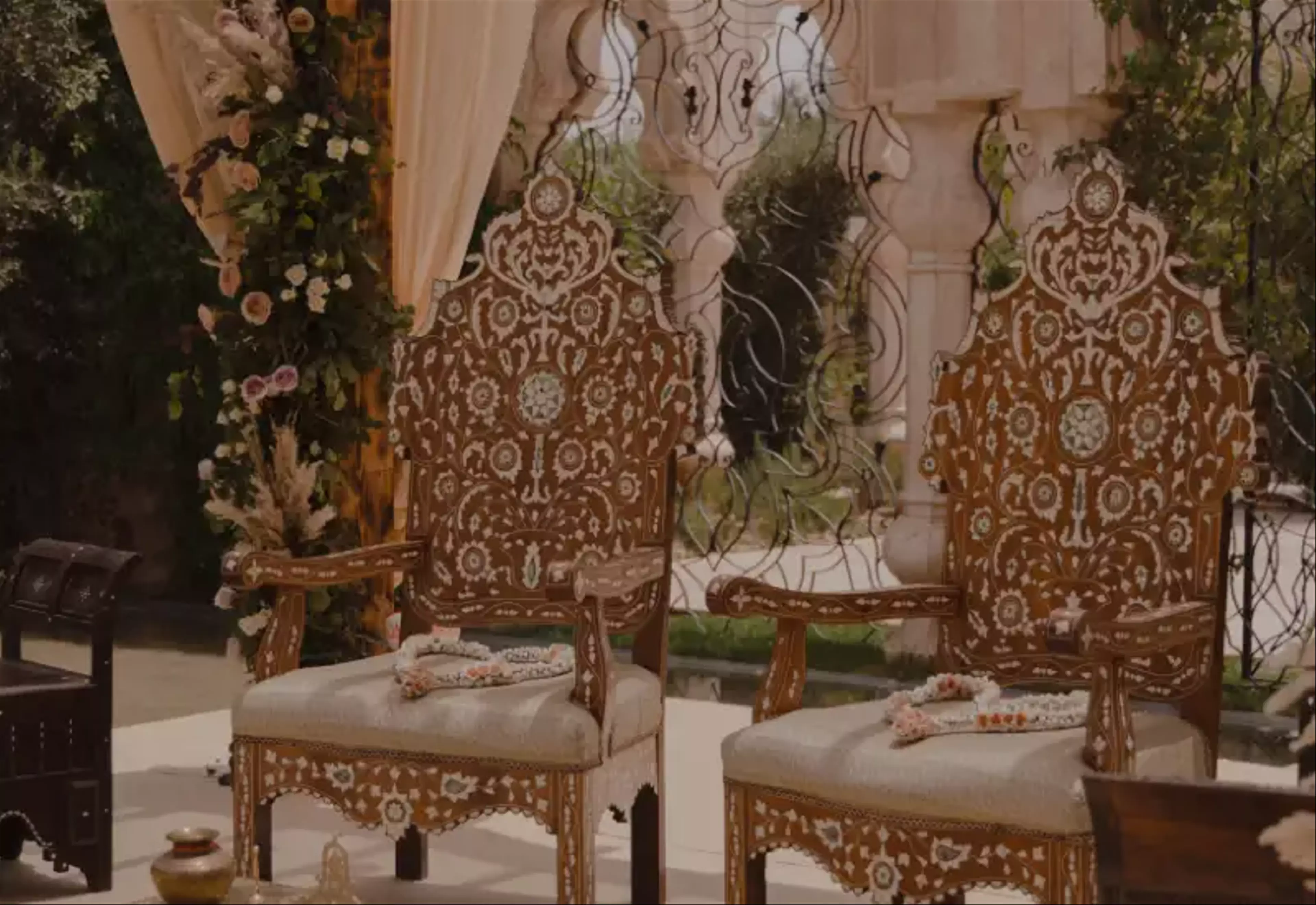 Bride and Groom chairs