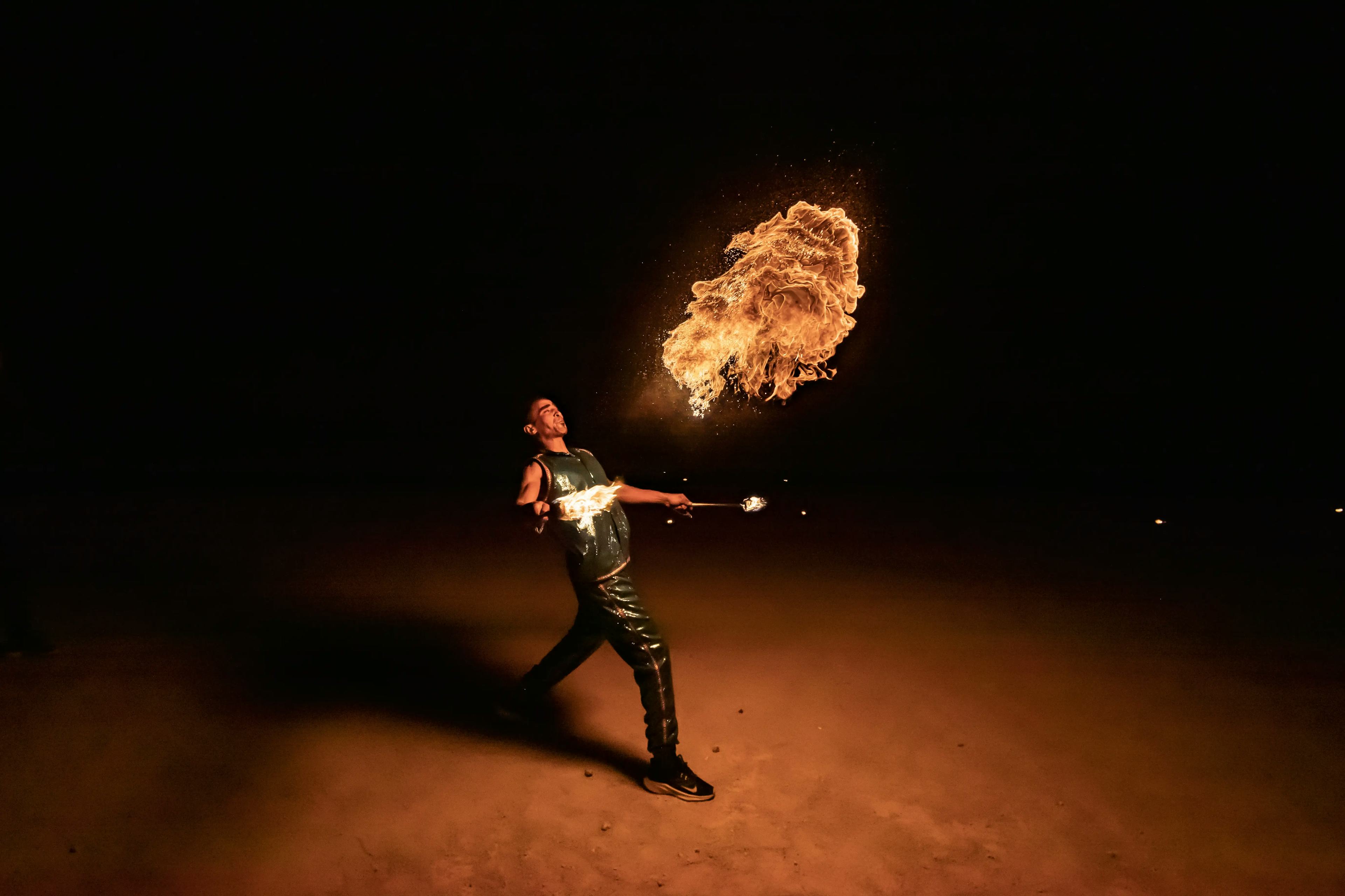 Event Fire performer entertainment