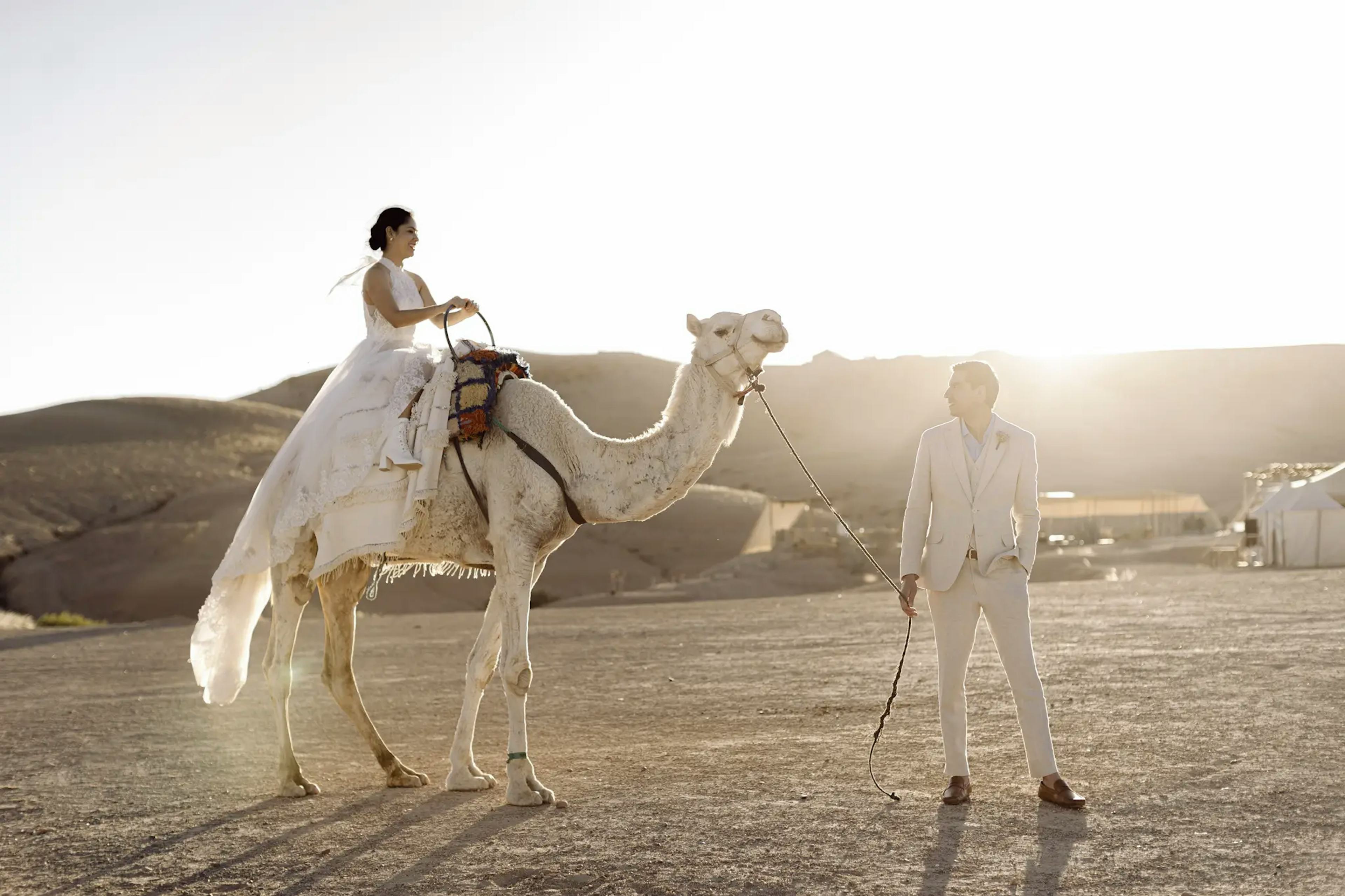 Morocco desert wedding photos 