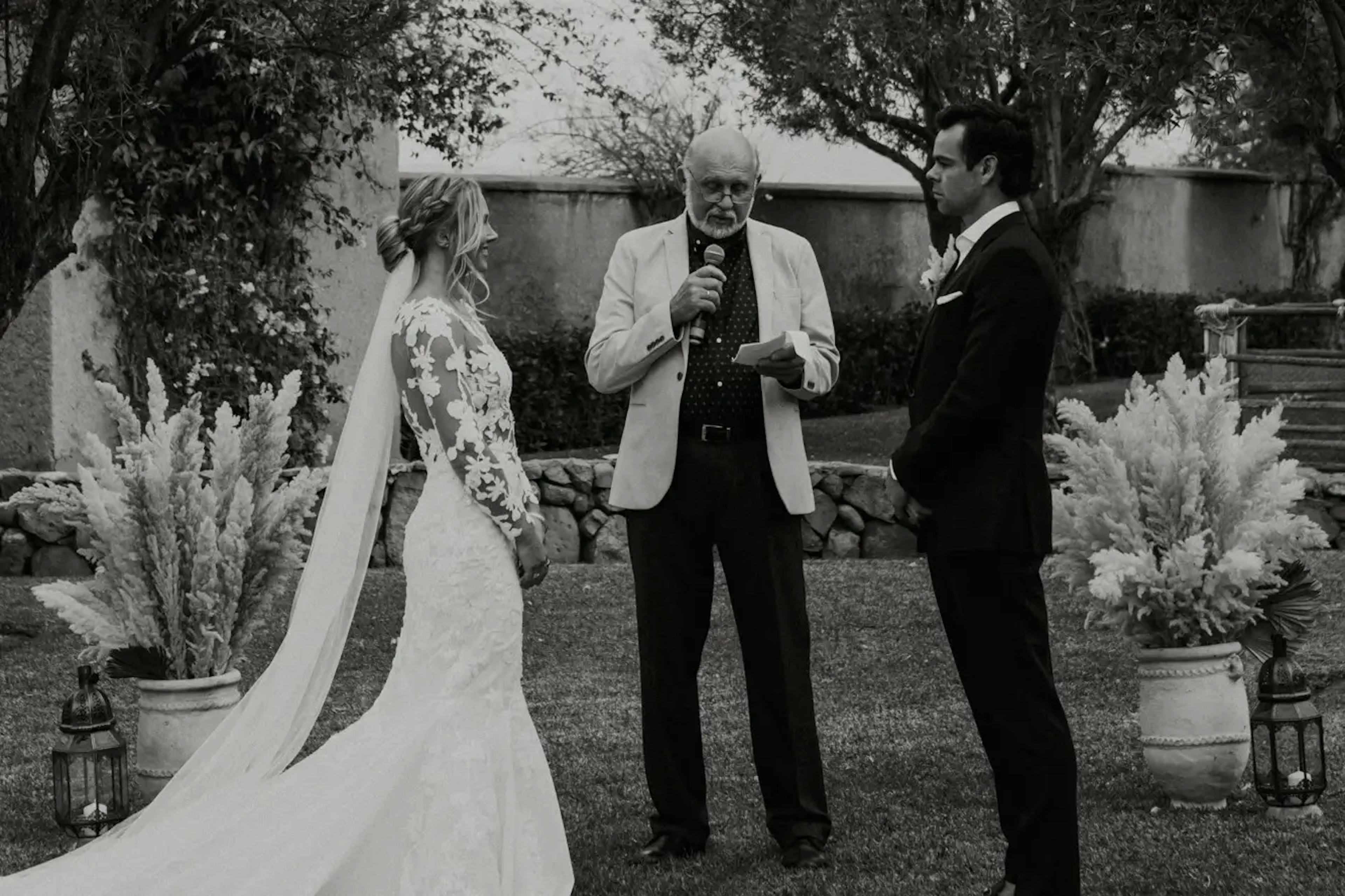 outdoor marrakech wedding ceremony