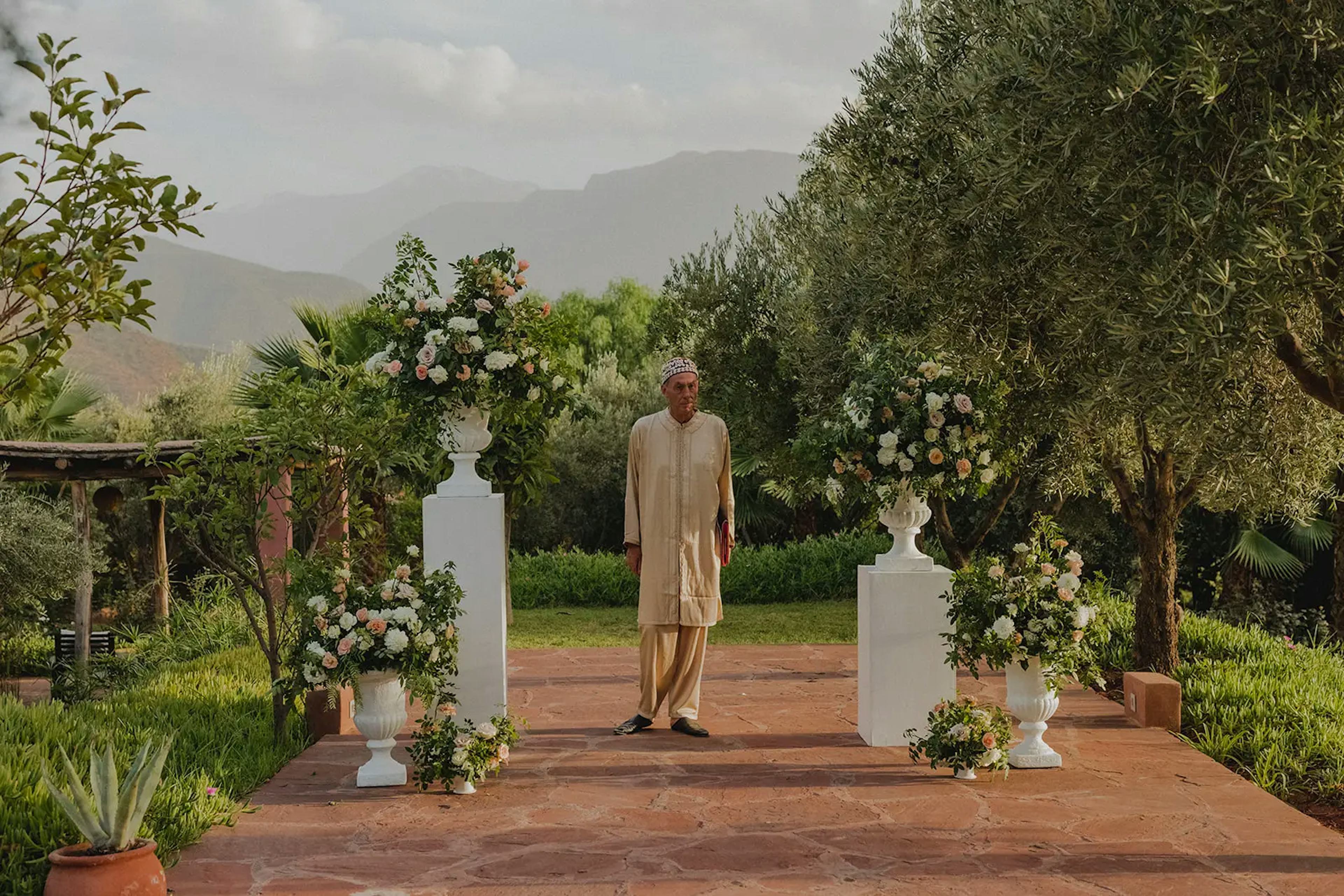 Wedding elopement ceremony in Morocco