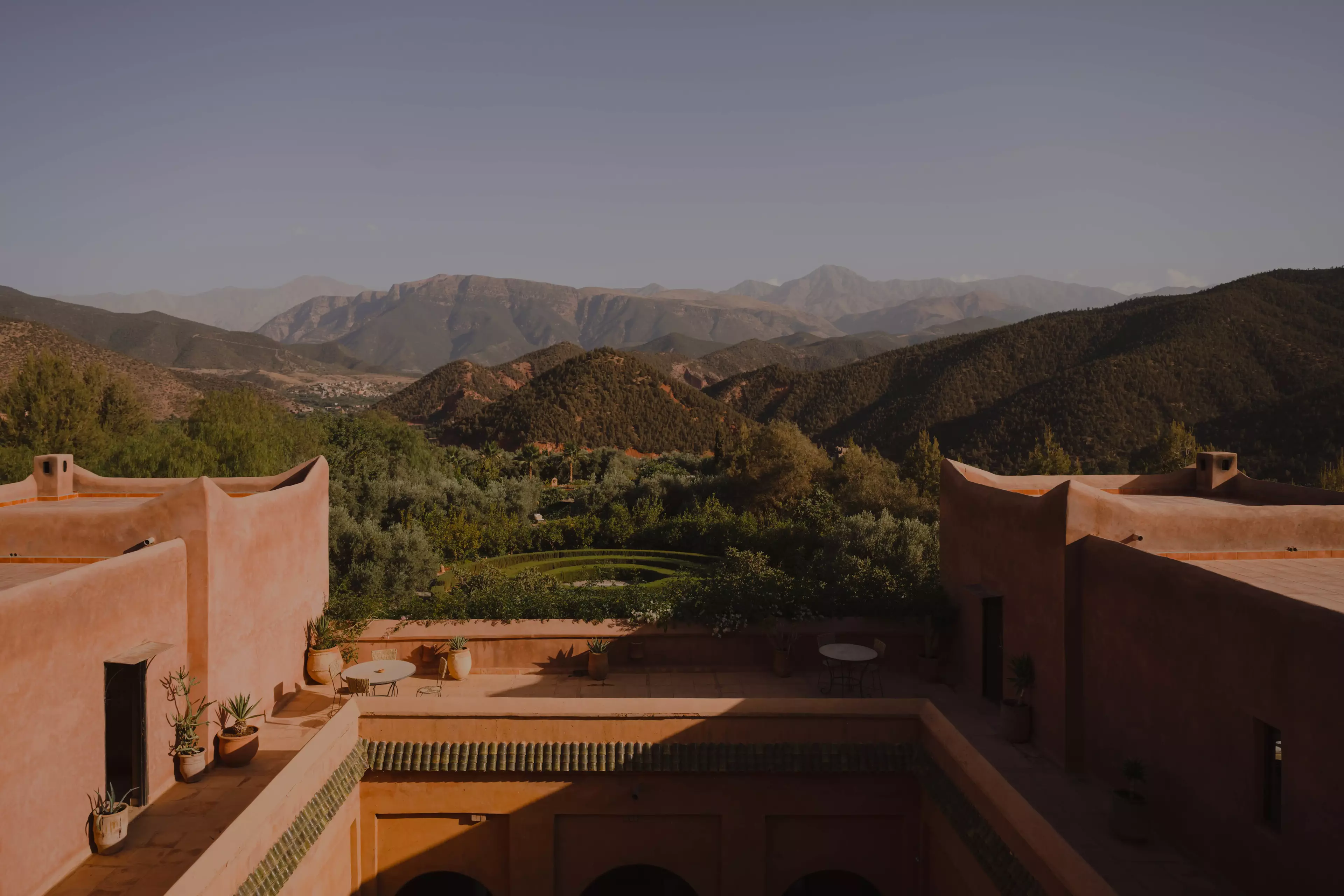 Atlas mountains background