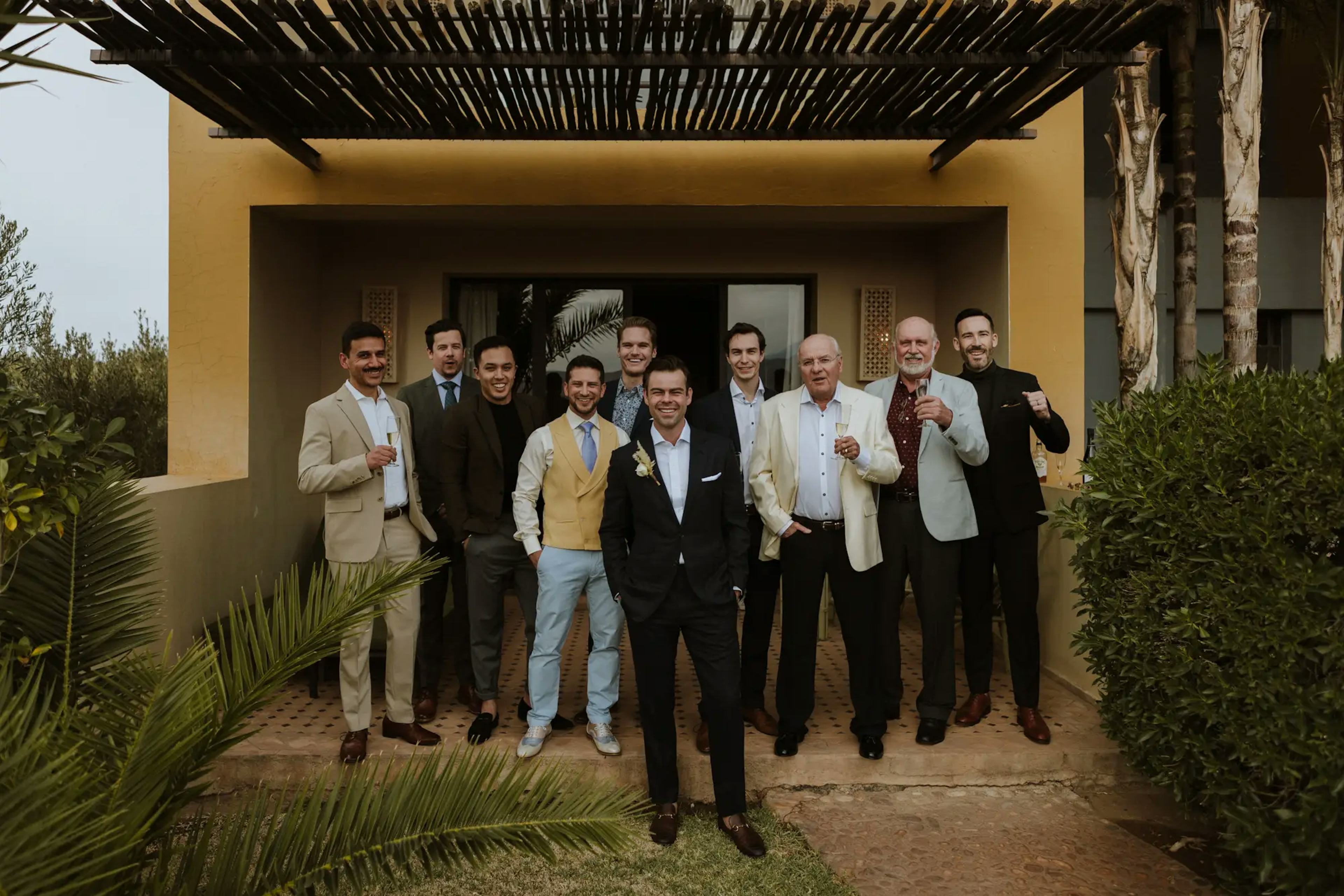 Groomsmen Morocco wedding