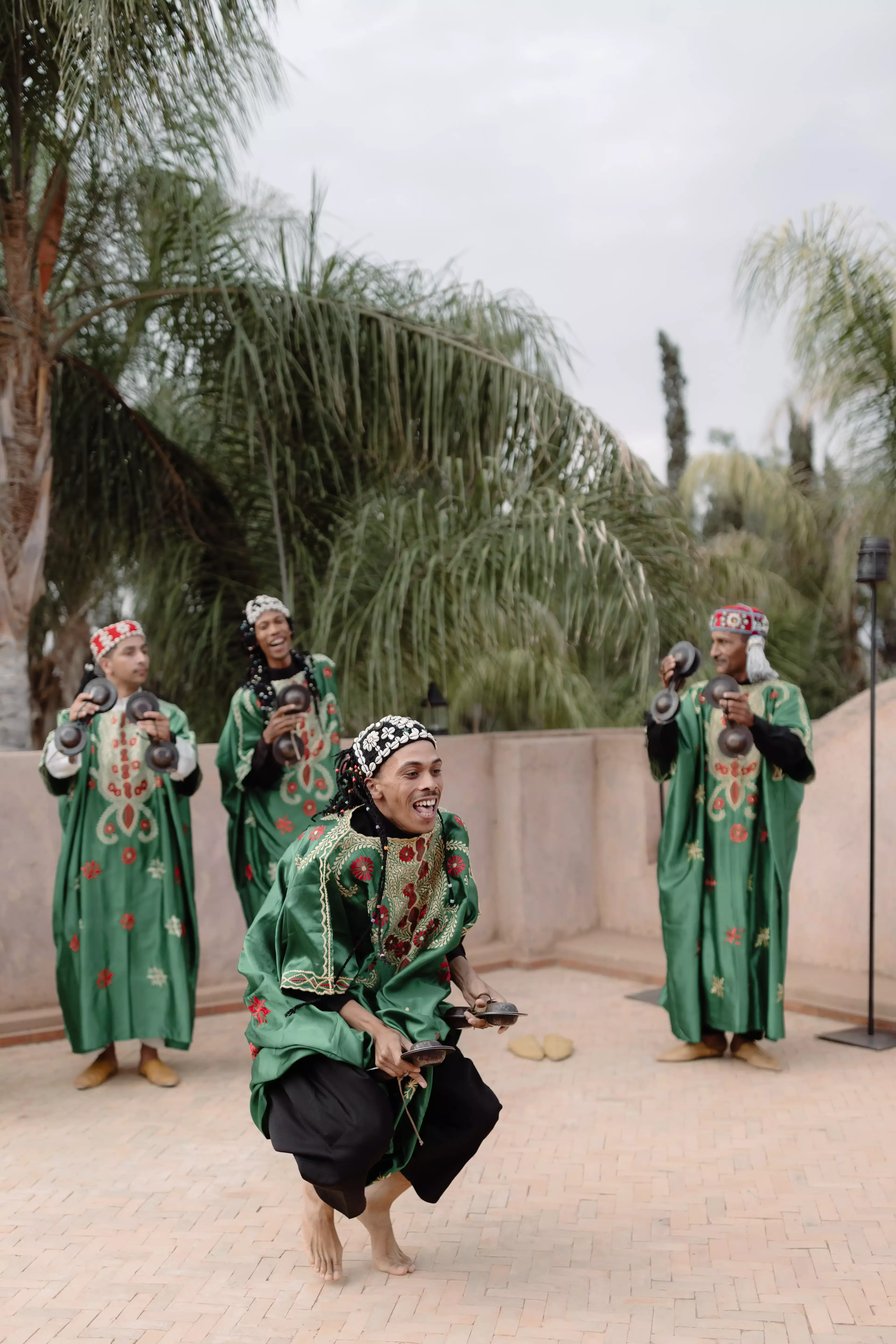 Traditional Moroccan wedding entertainment