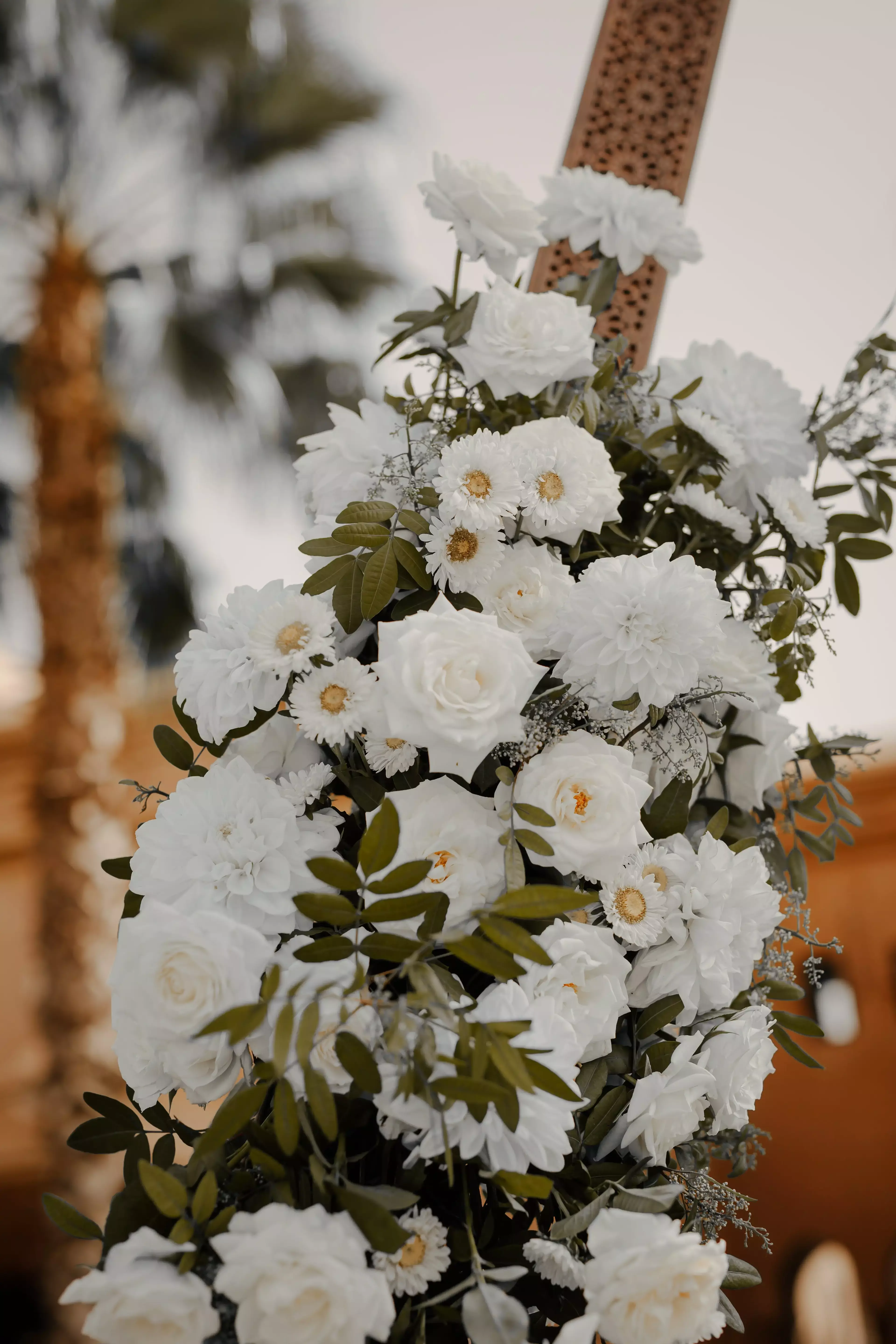 Wedding flowers background