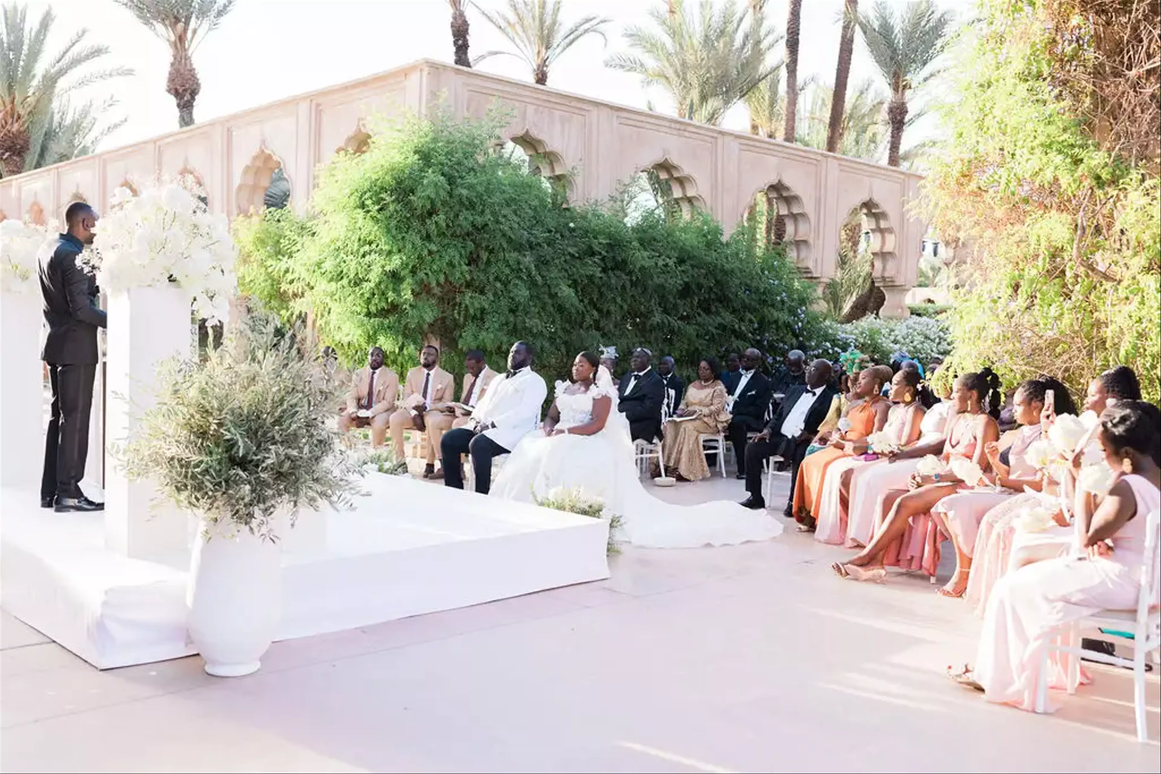 White wedding Marrakech