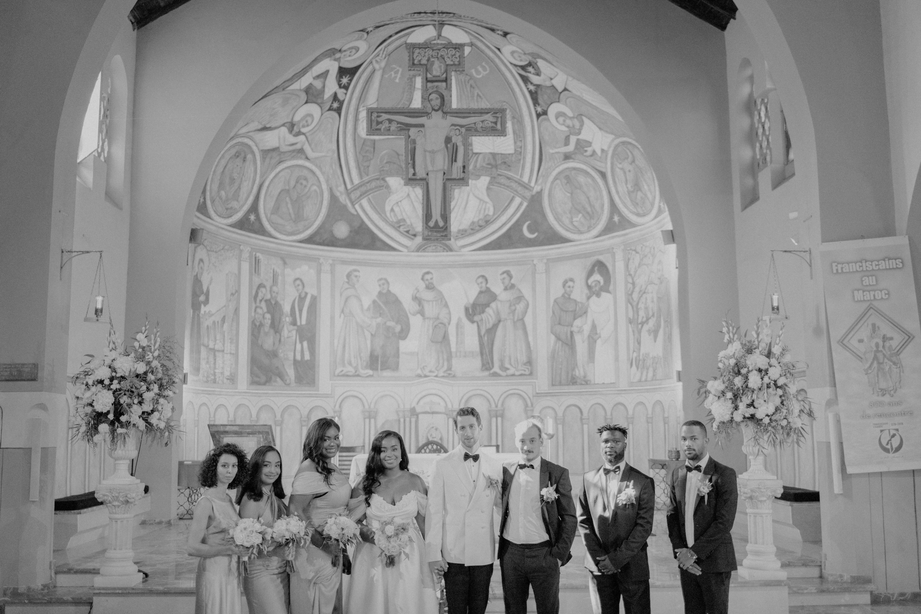 Church wedding ceremony 