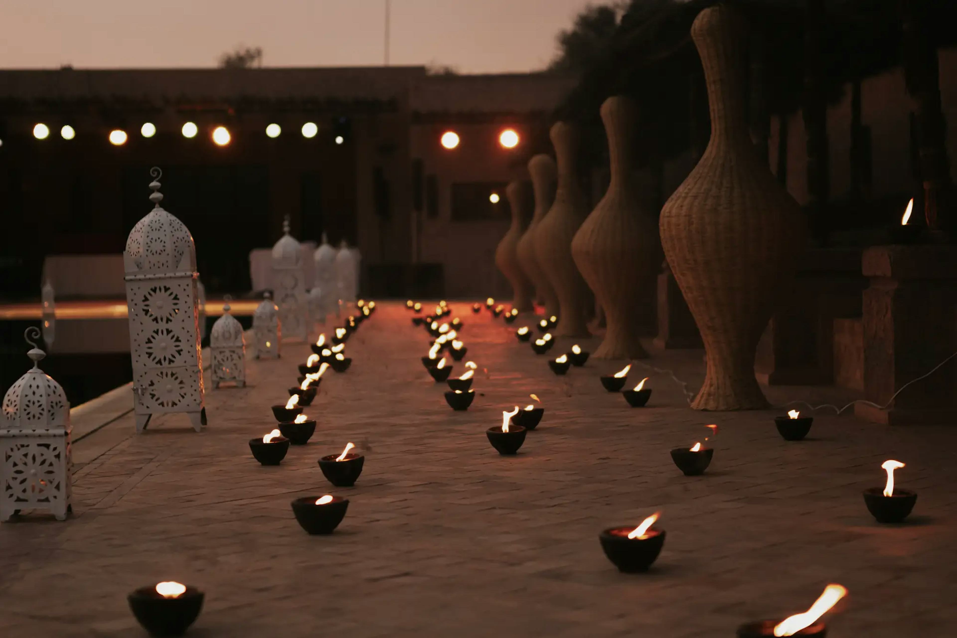 Moroccan wedding reception decor