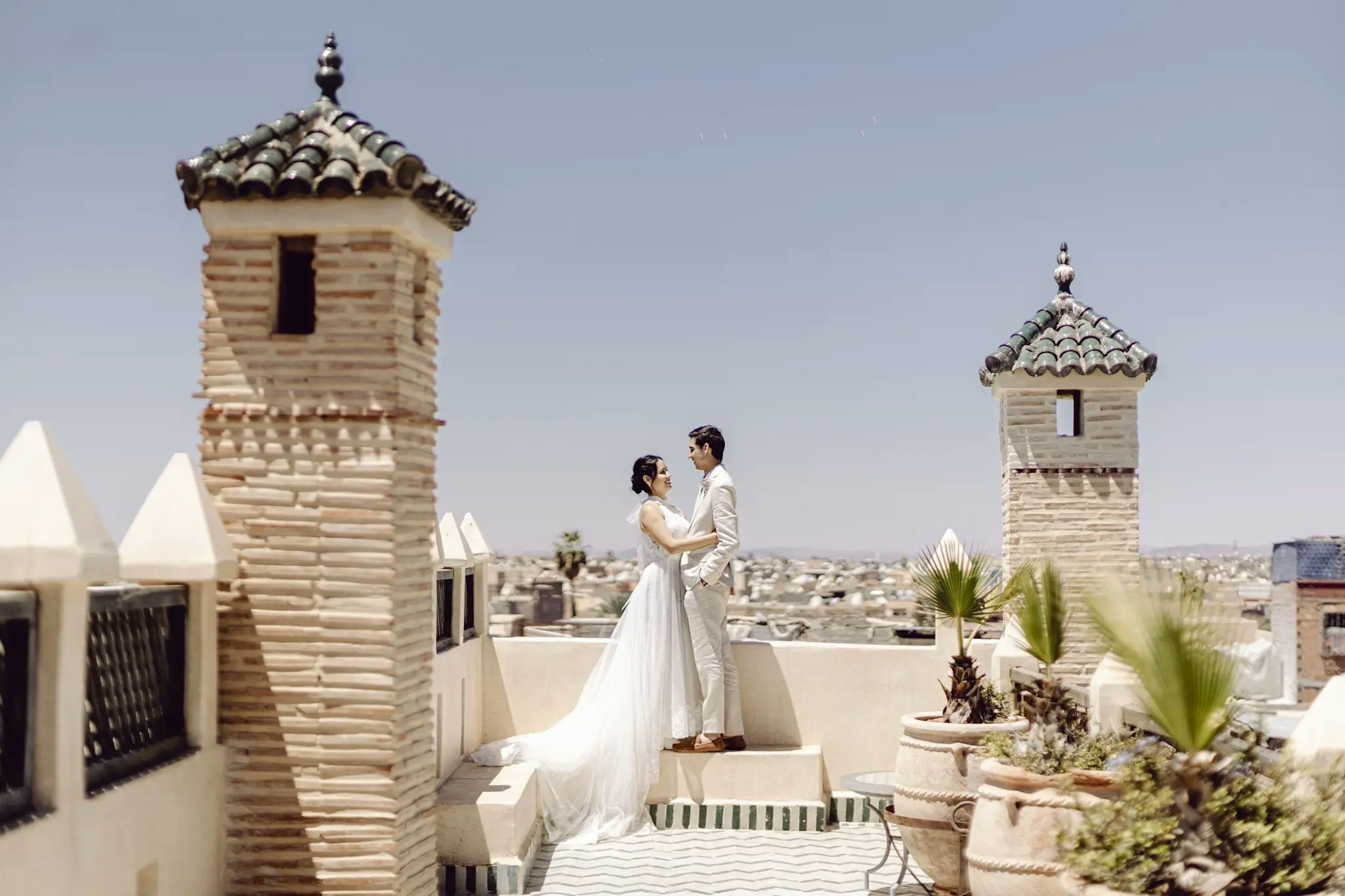 Romantic elopement in Morocco