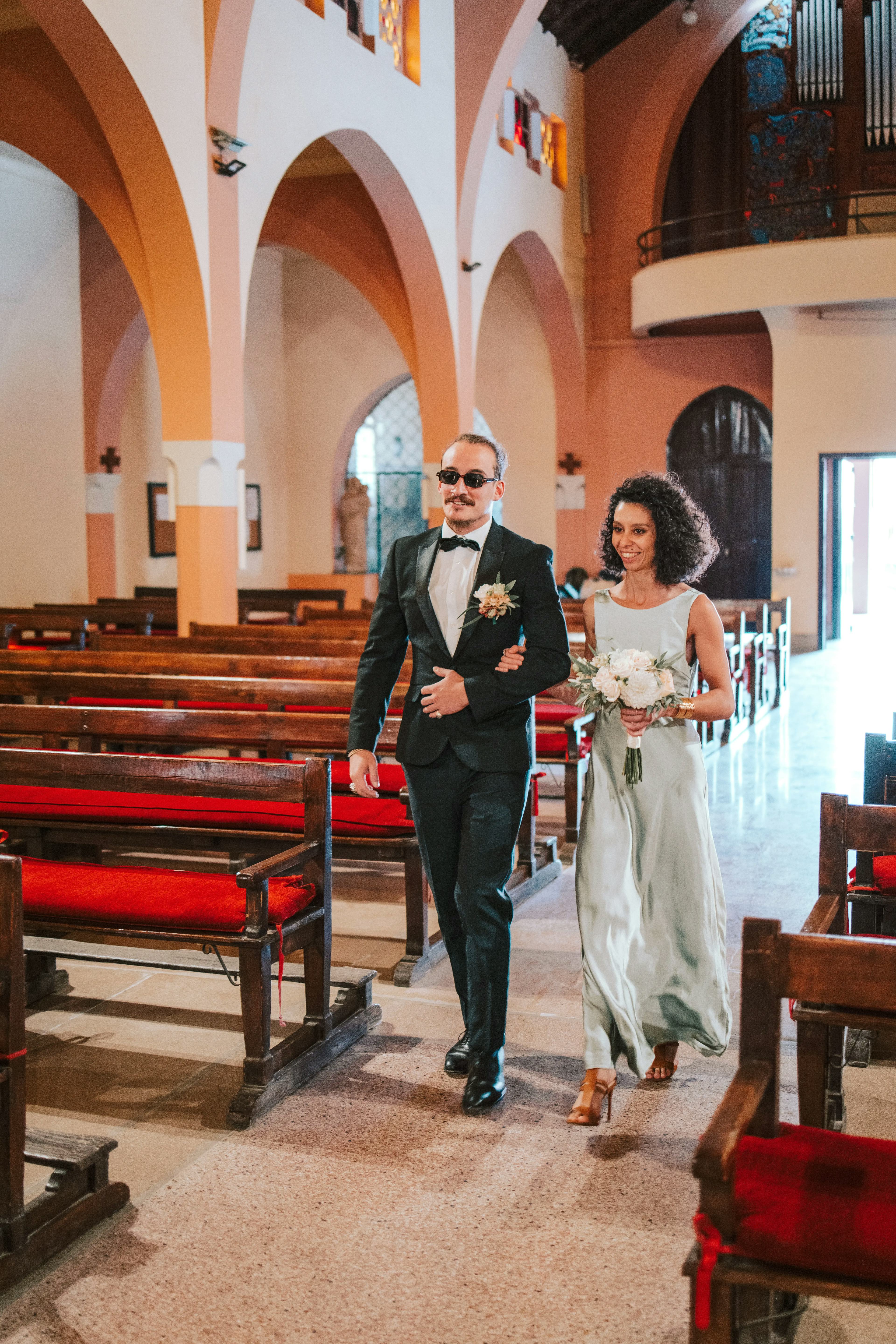 Catholic church wedding Marrakech