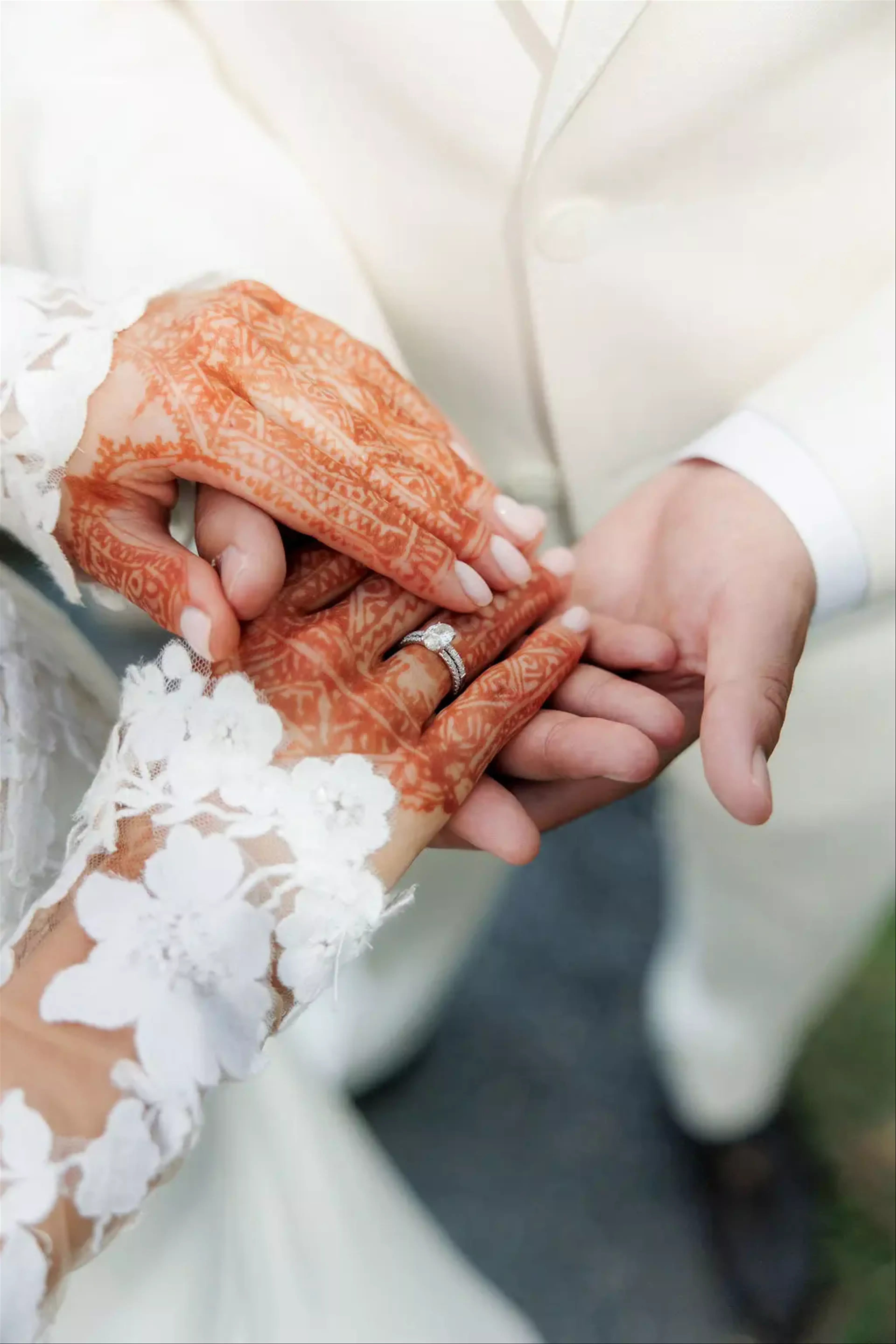 Multicultural wedding celebration in Morocco