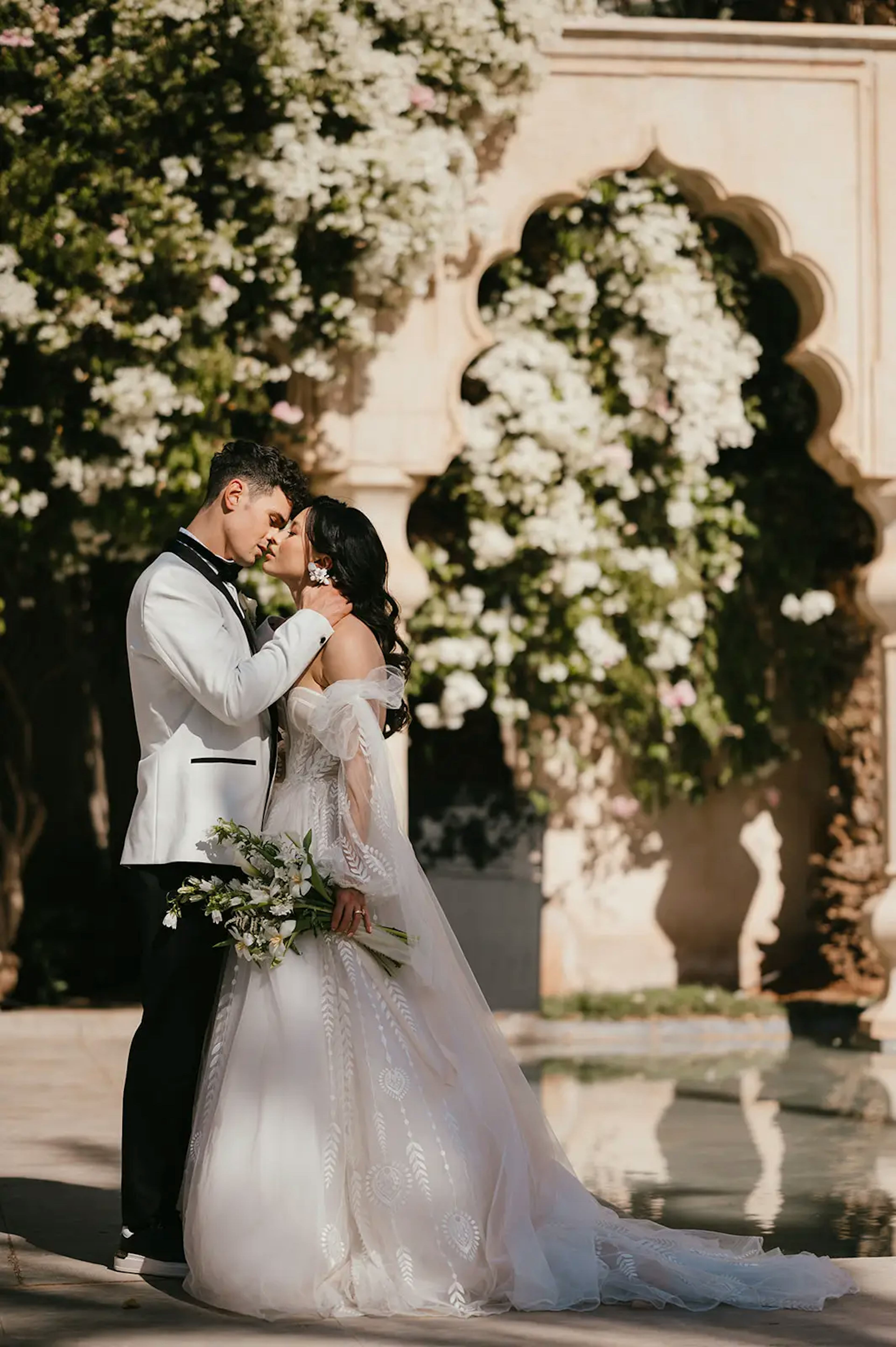 Luxury wedding flowers Marrakech 