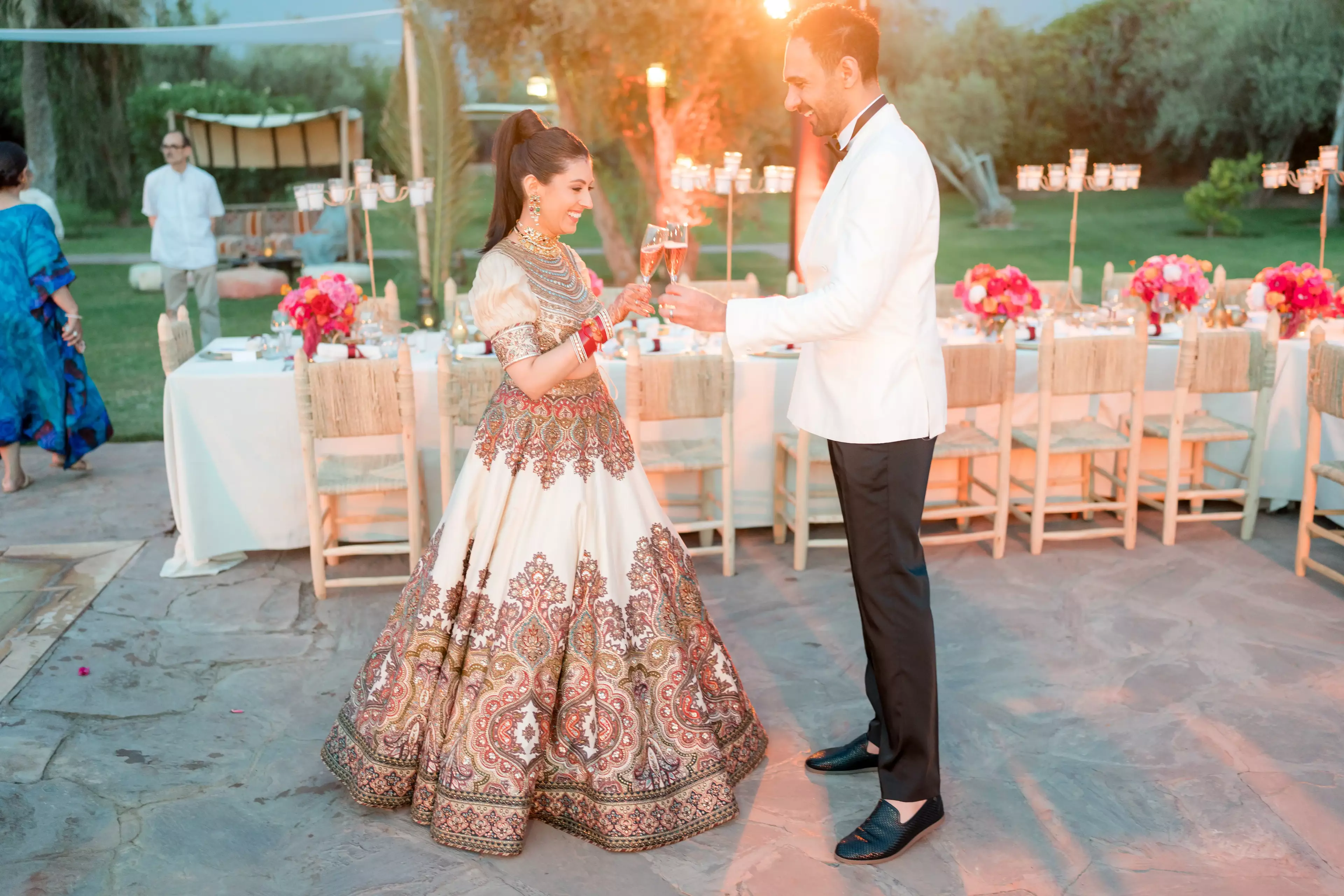 Wedding drinks reception Morocco