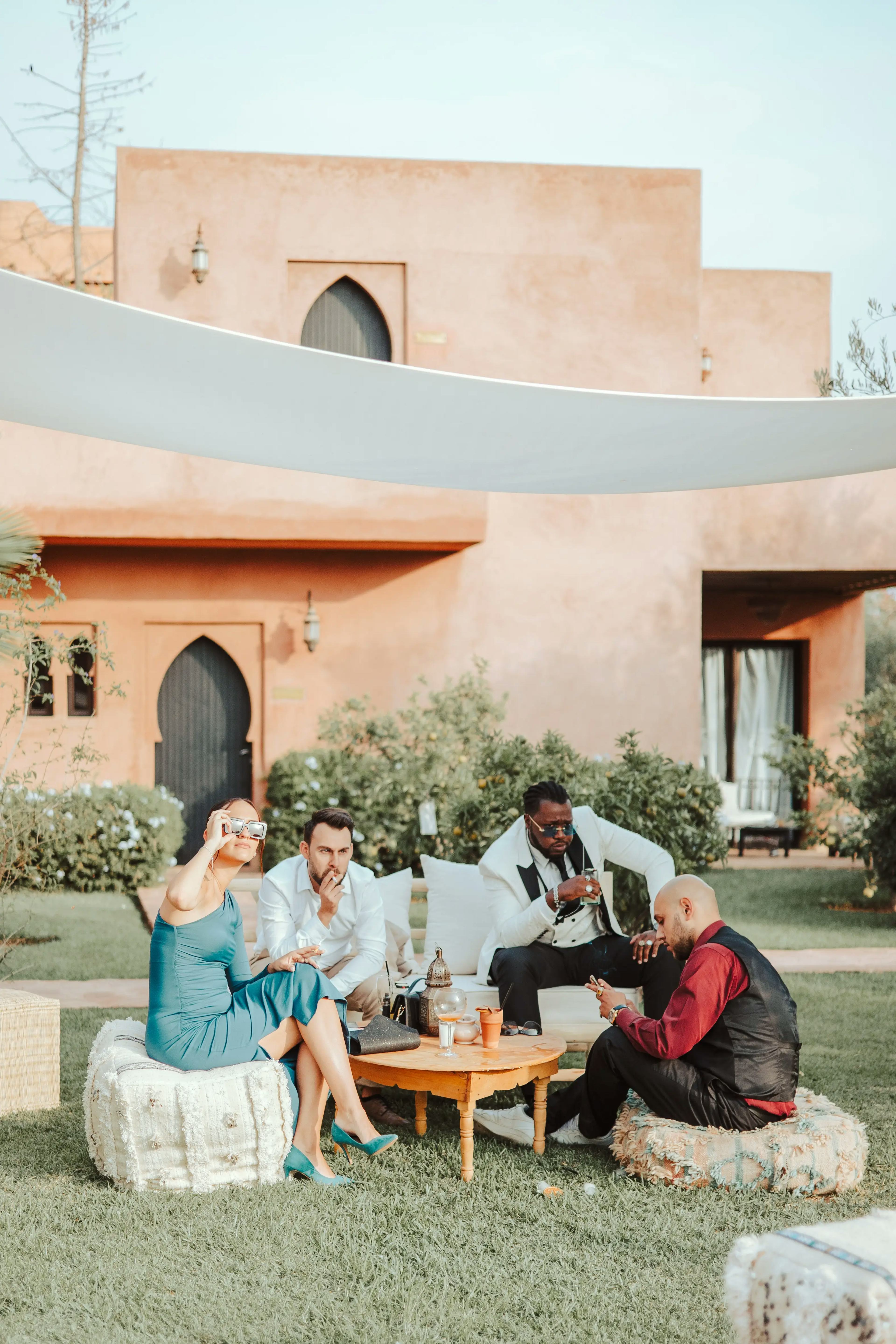 Moroccan wedding decor 