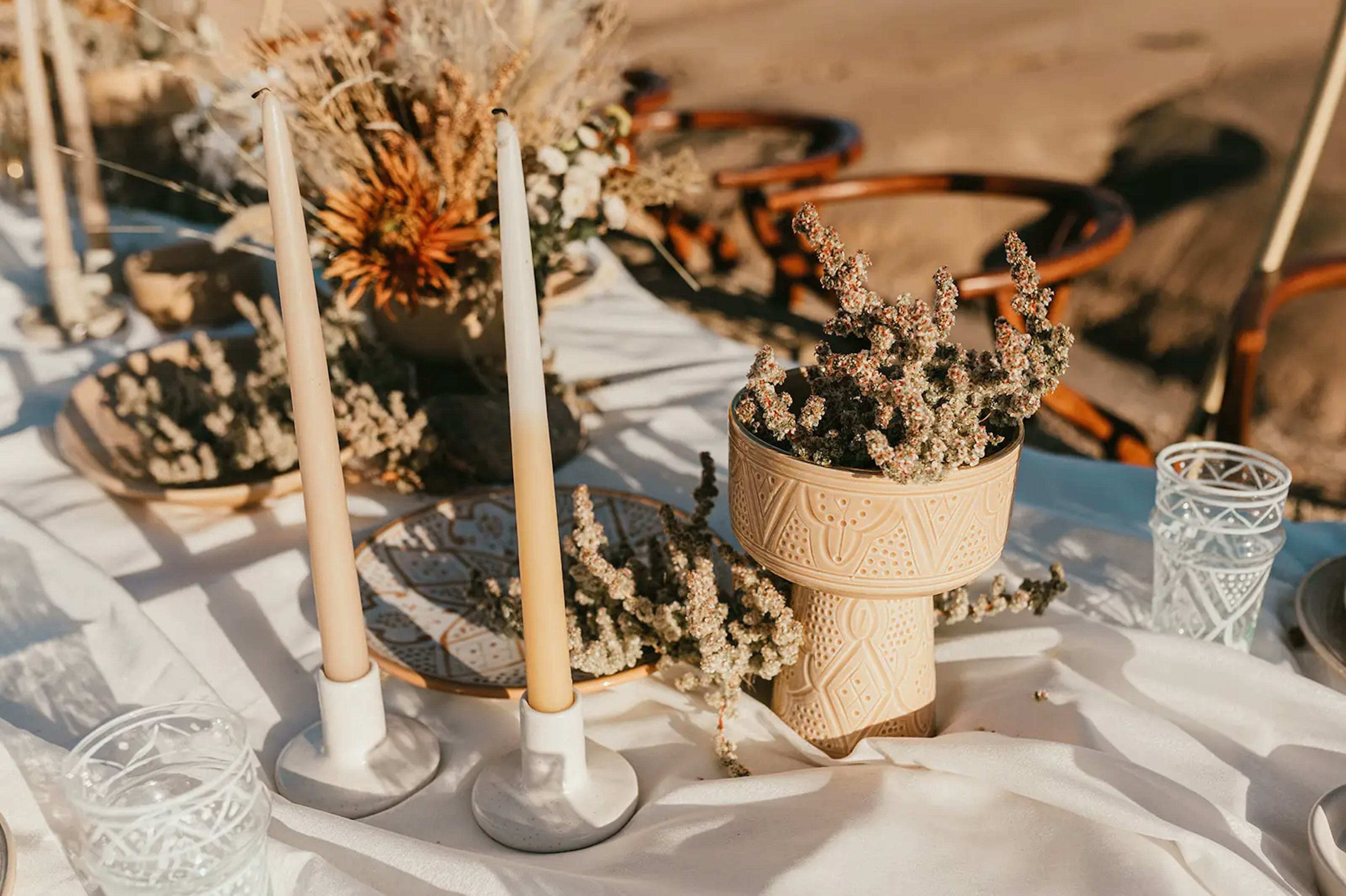 Marrakech wedding decor