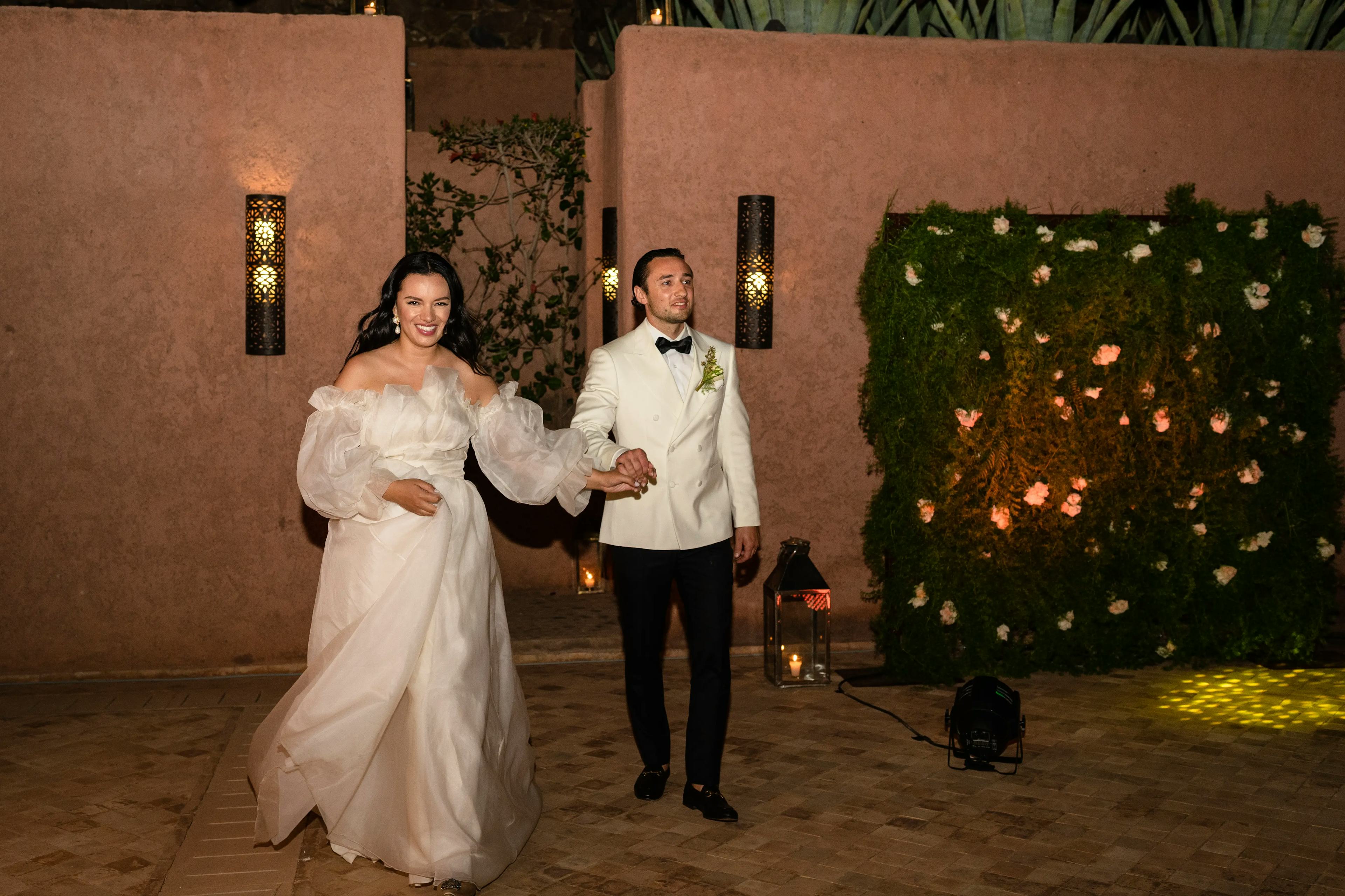 bride and groom enterance