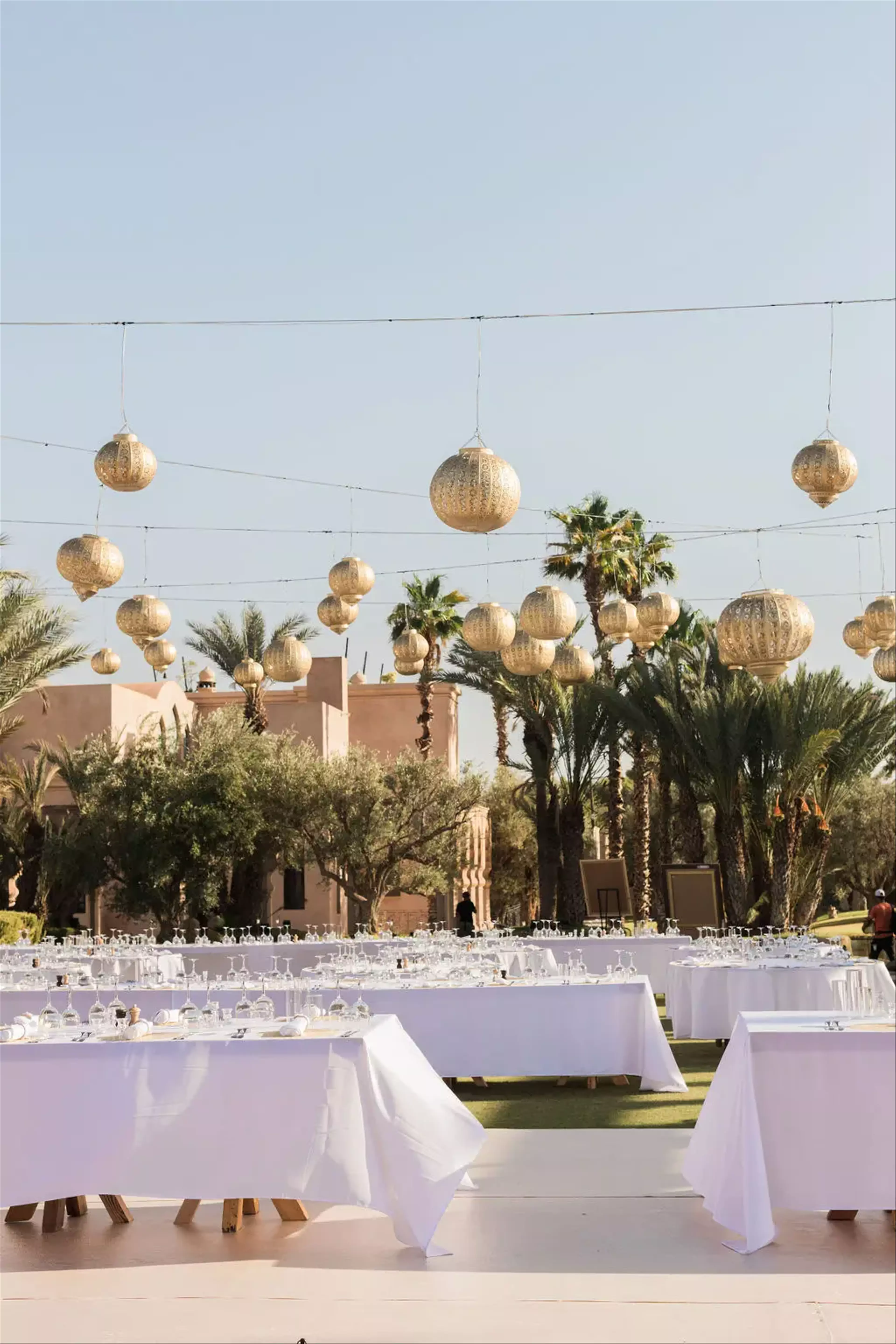 Outdoor wedding Marrakech