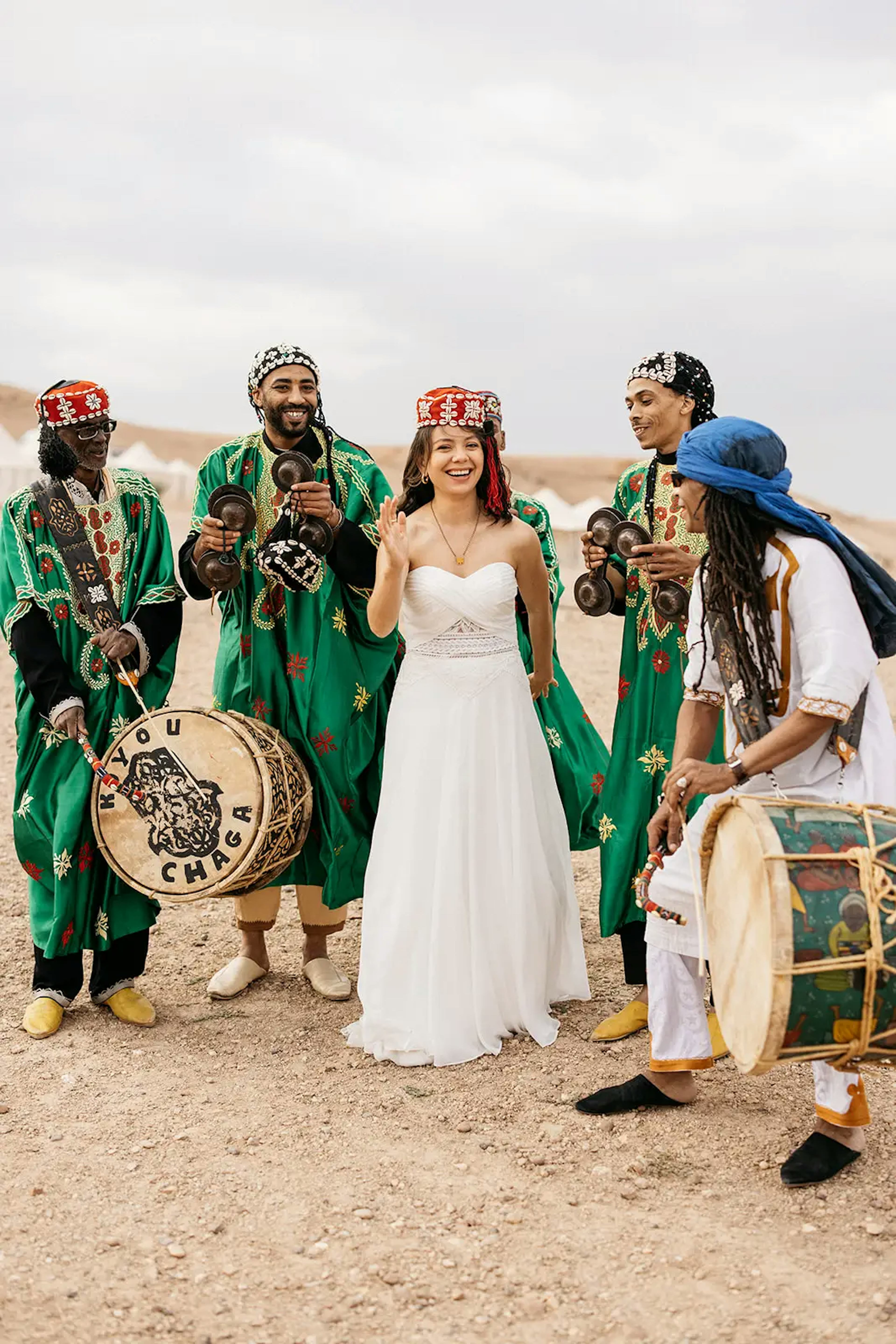 The bride with the band