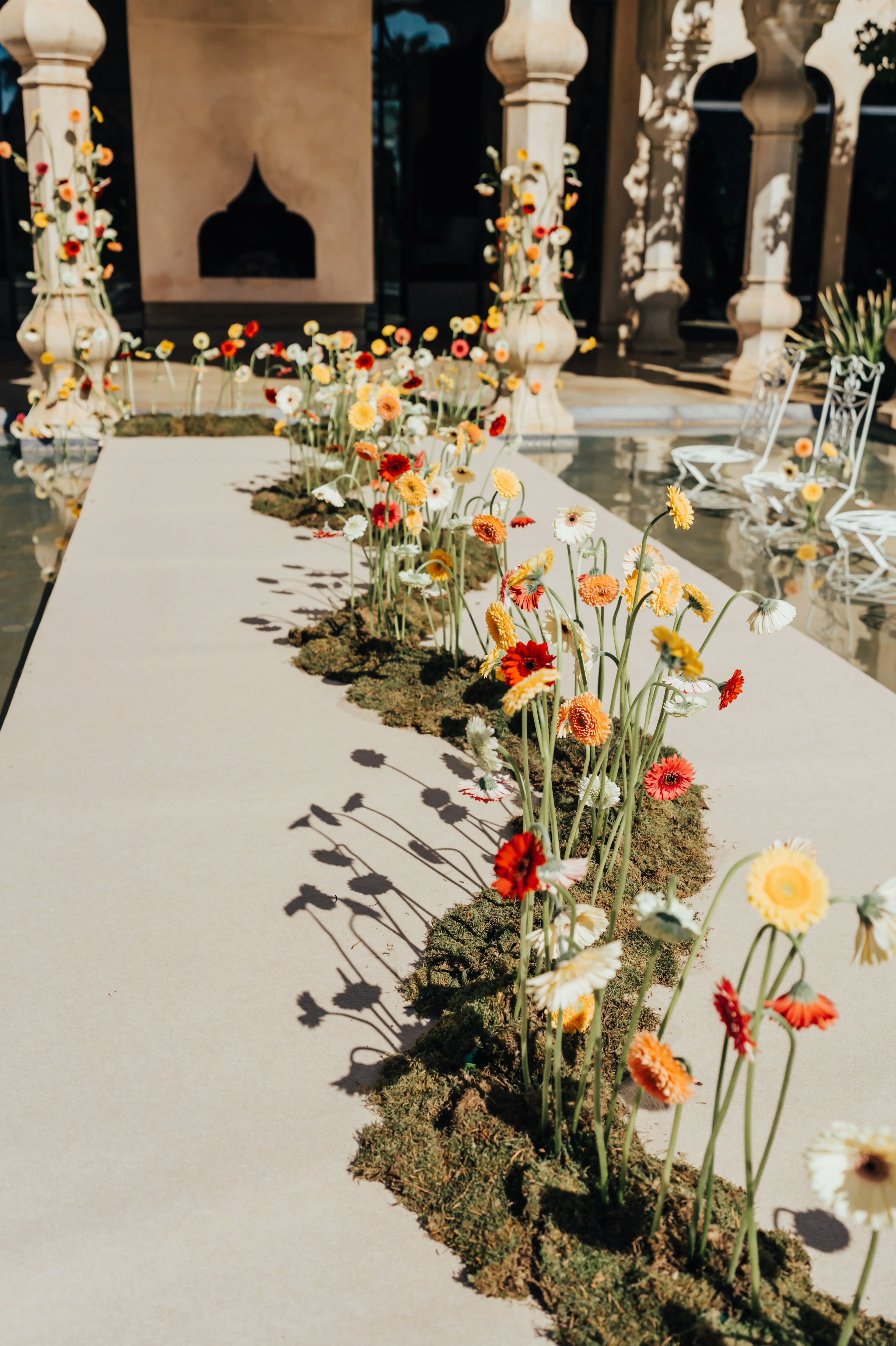 Palais Namaskar - Marrakech - Flower decoration wedding ceremony 