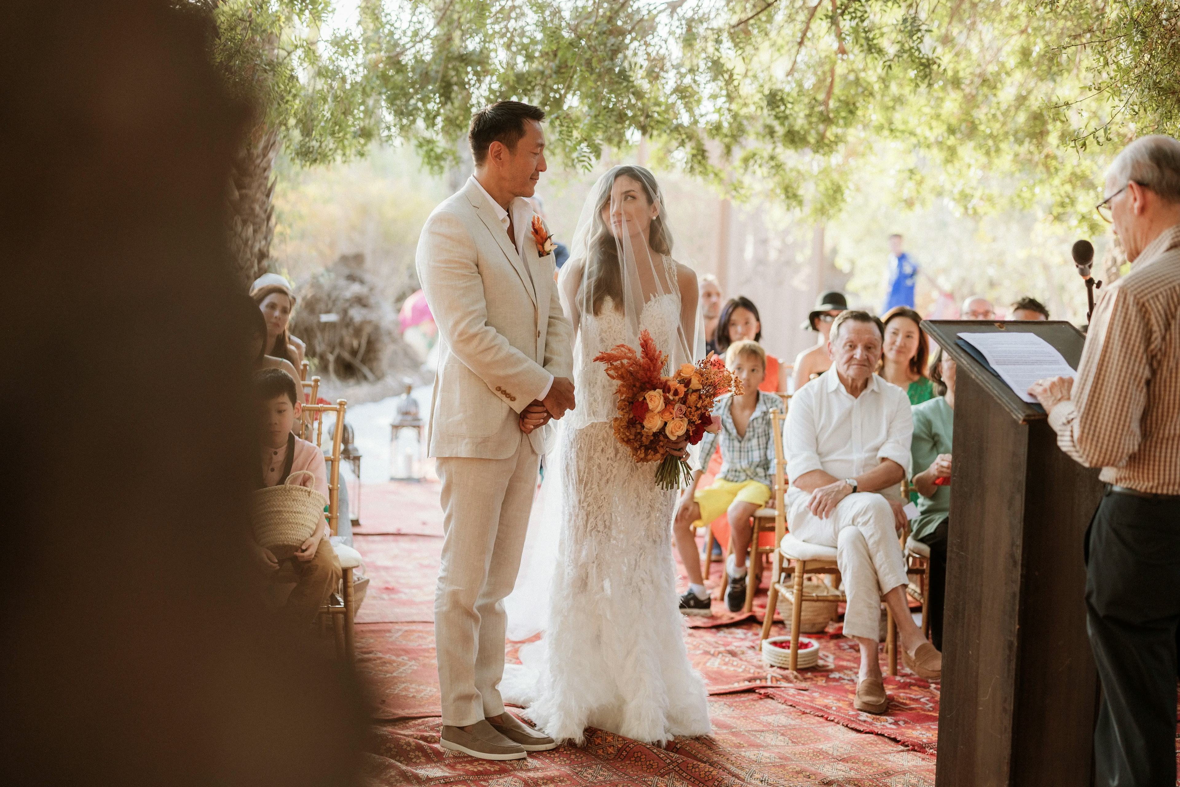 Marrakech wedding ceremony