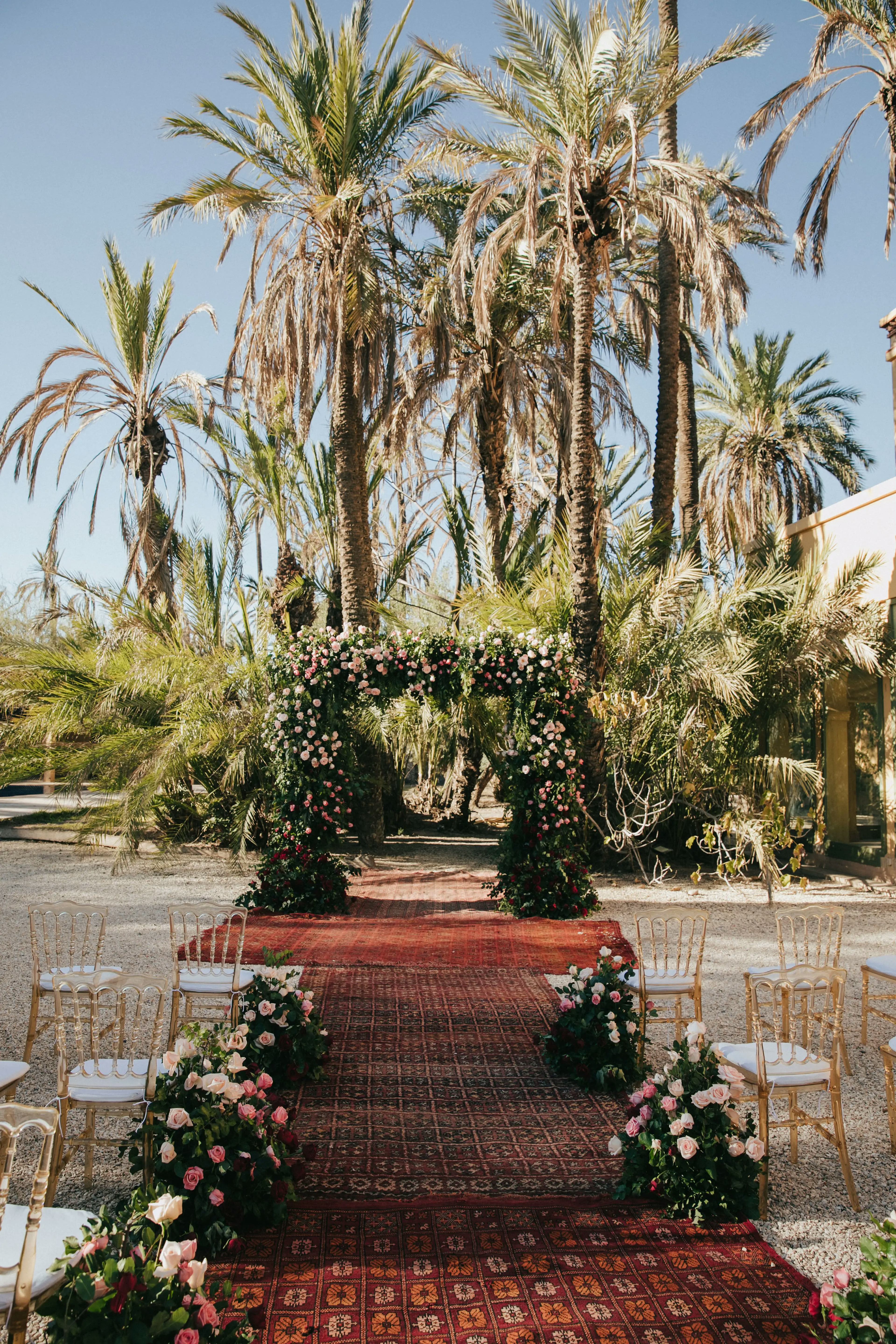 Luxury floral archway design 