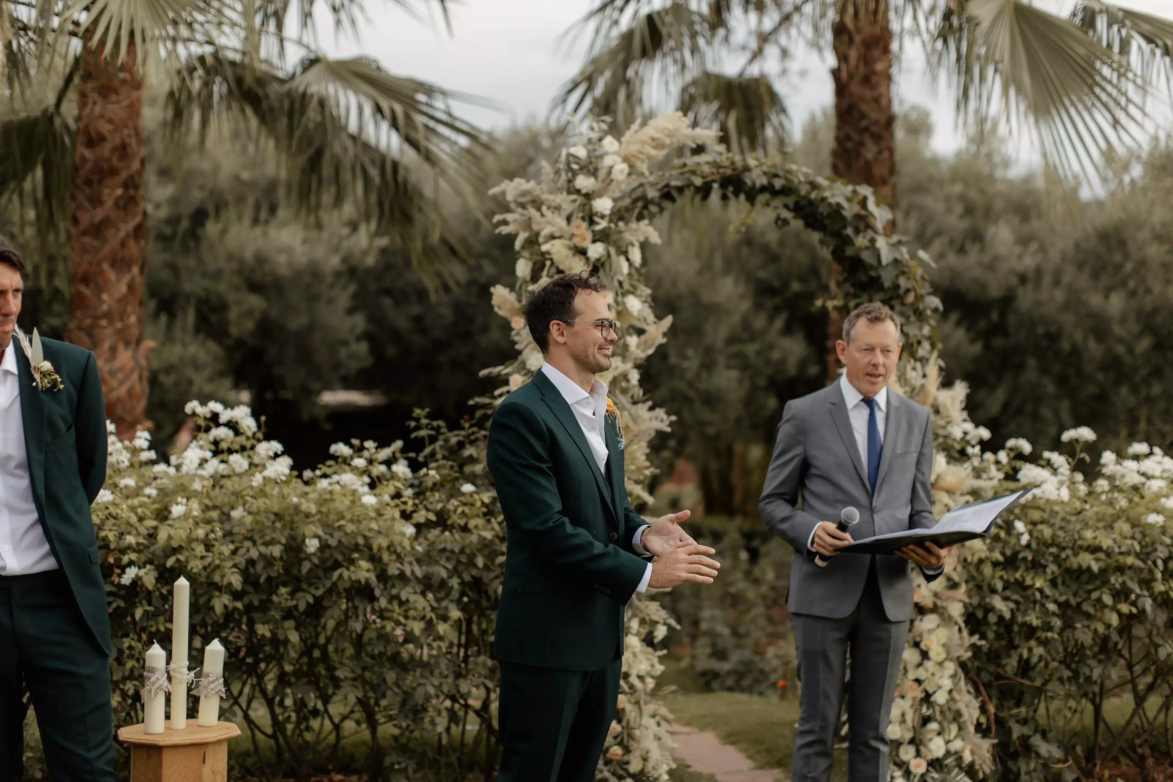 Elegant outdoor Marrakech wedding