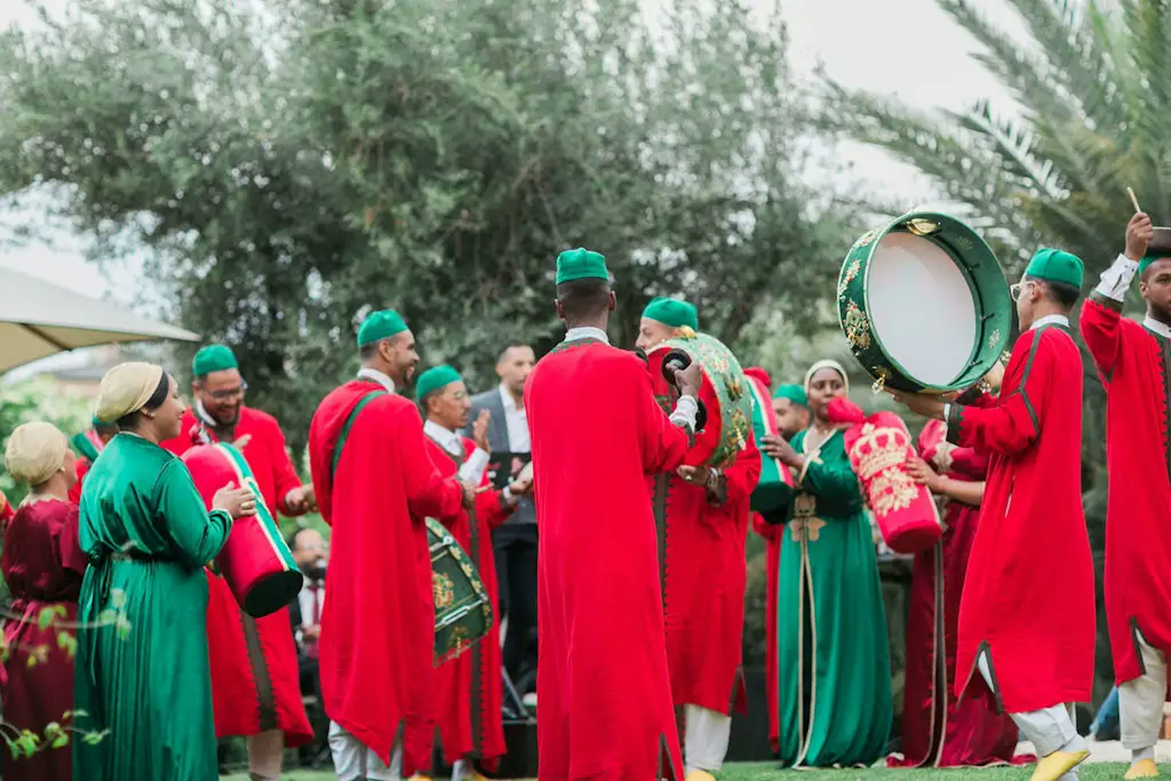 Traditional Moroccan musicians