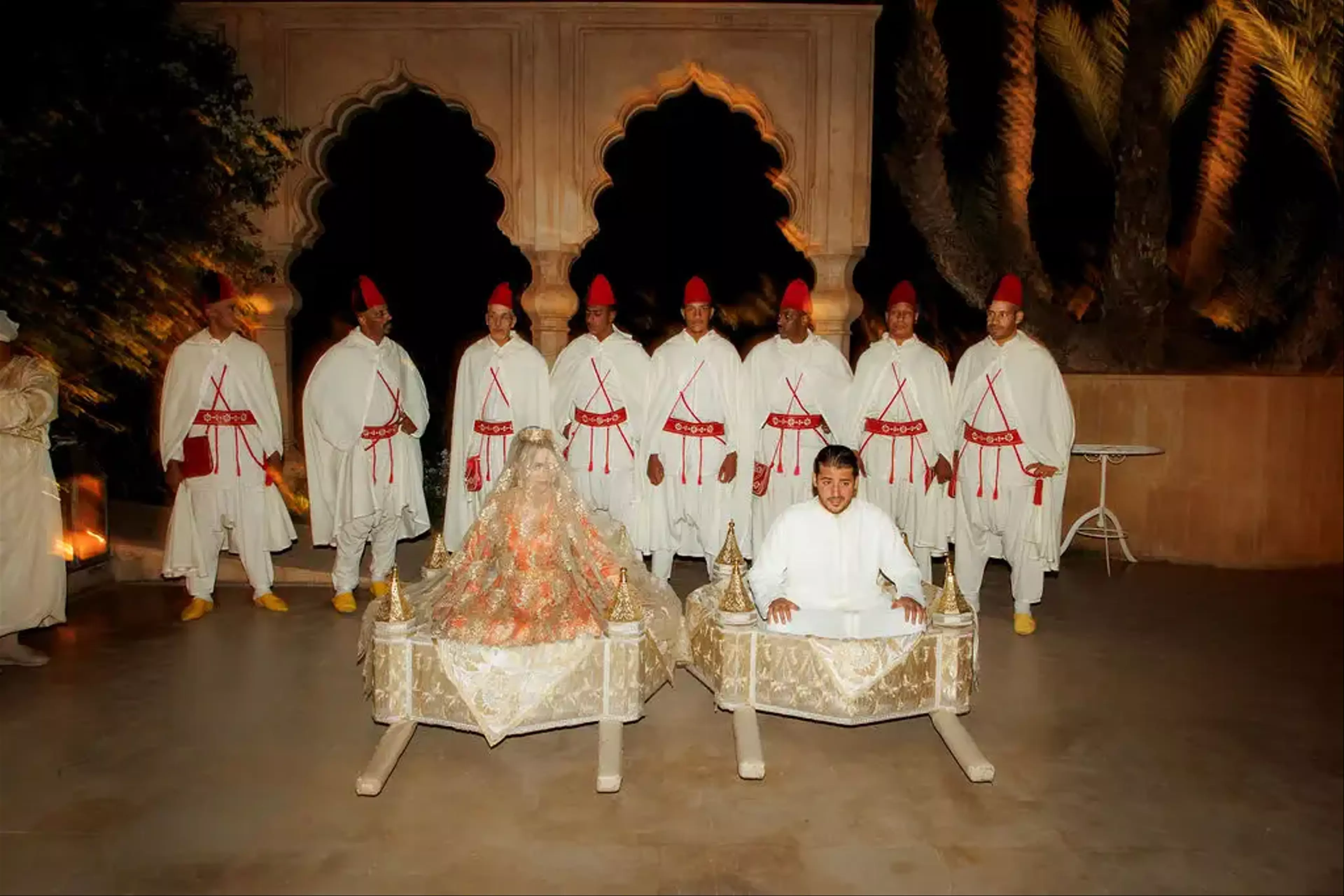 Moroccan wedding reception