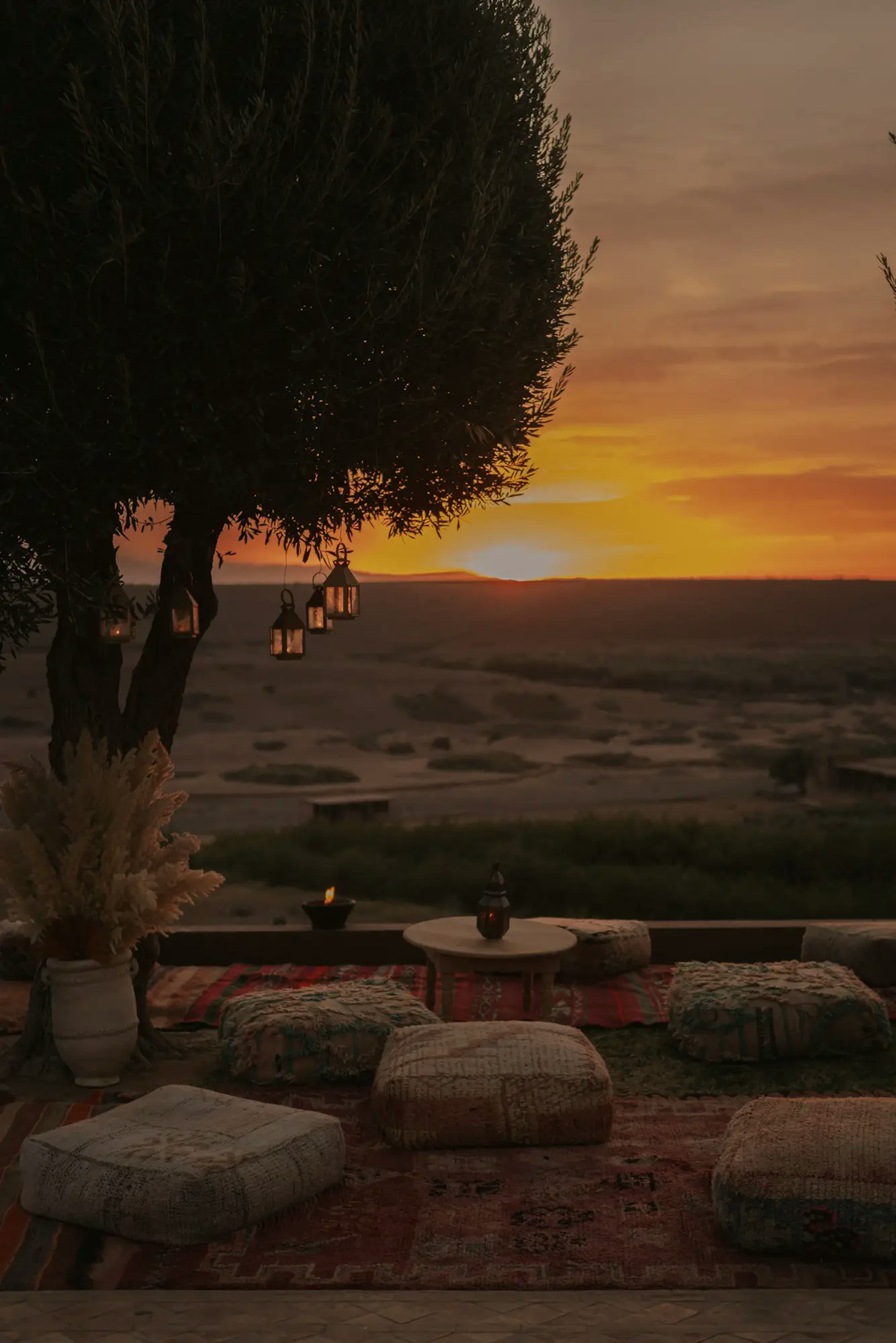 Sunset Marrakech wedding