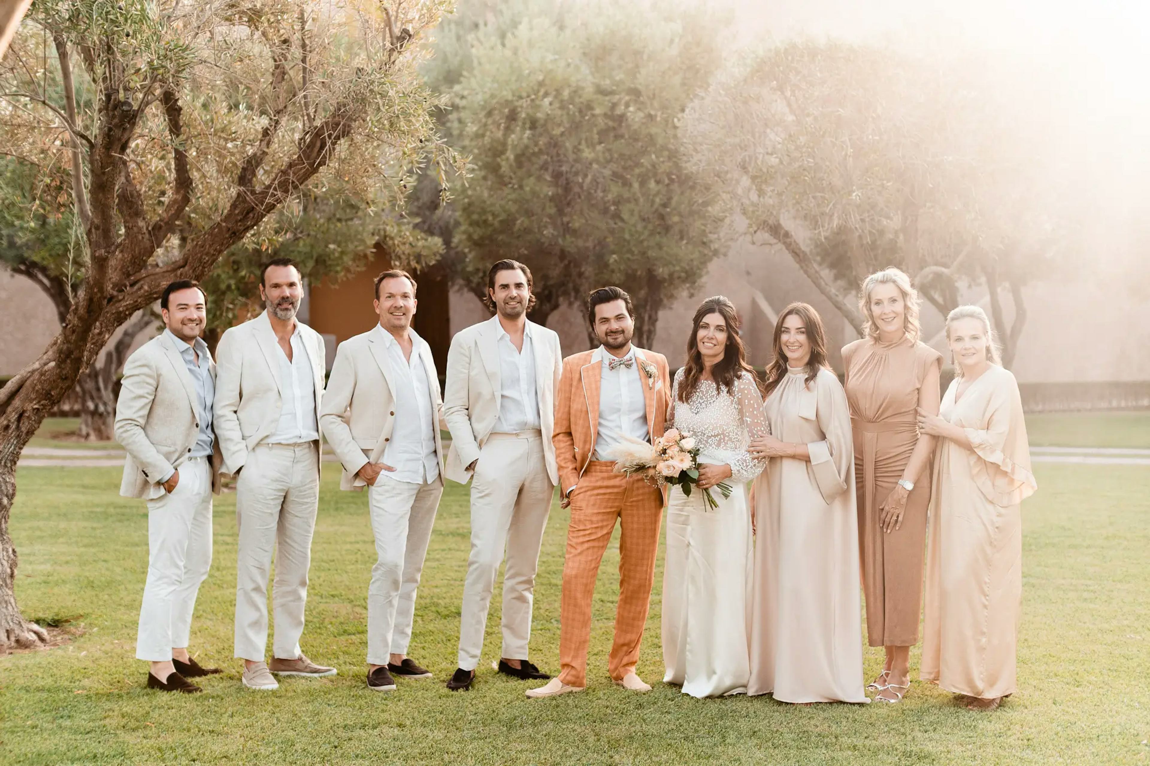 Photo shooting of brides and their witnesses