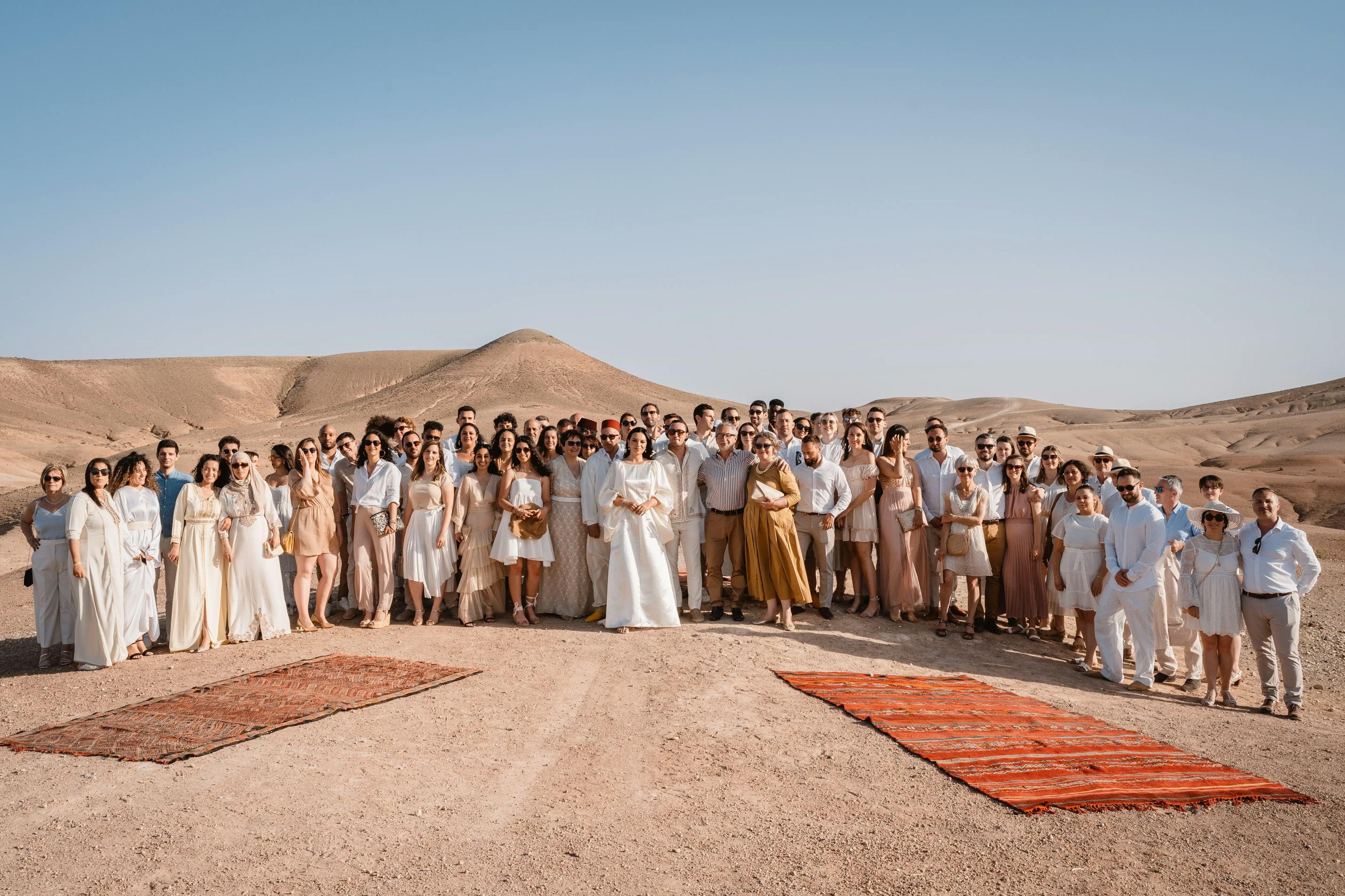 desert wedding ceremony