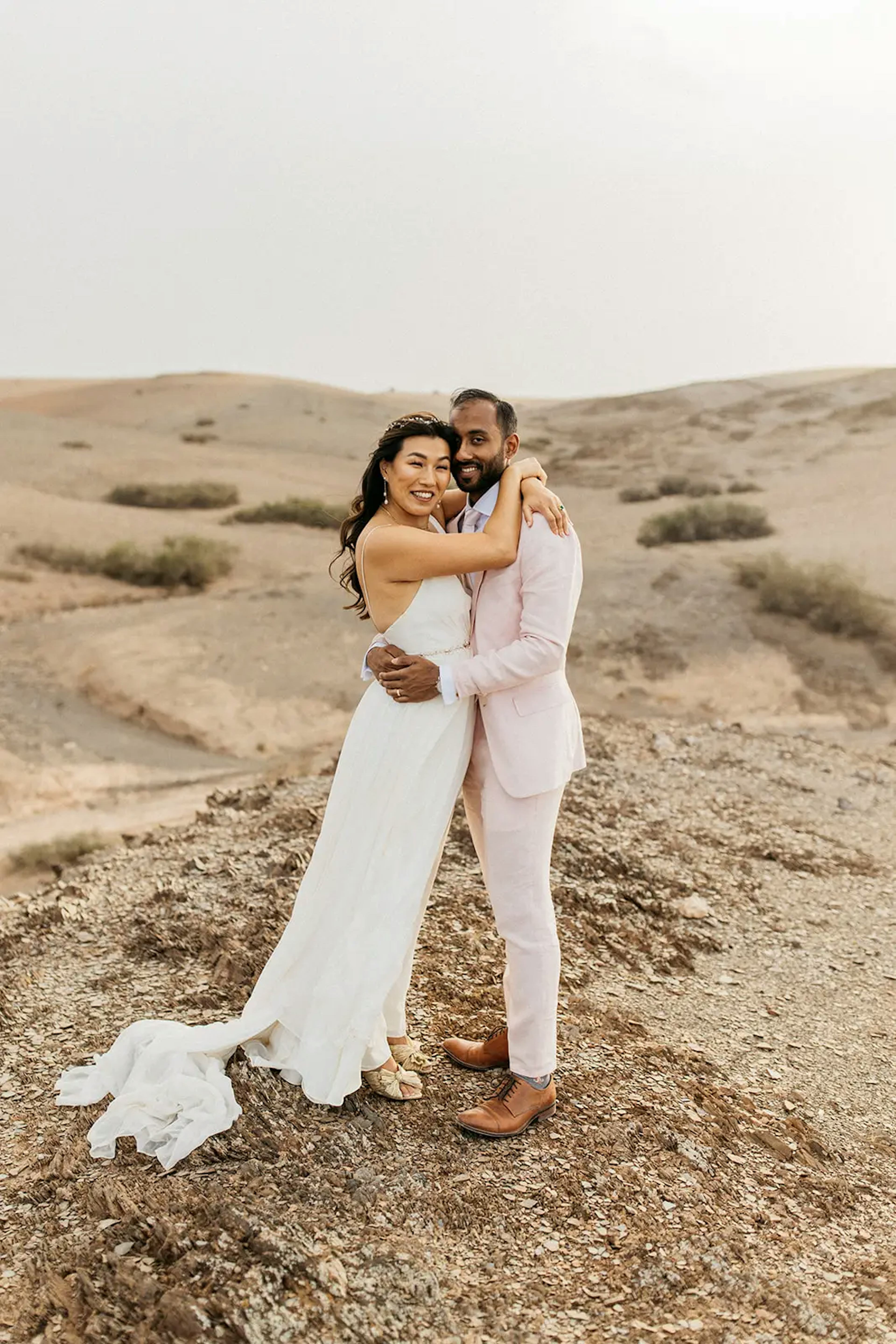 Multicultural couple in Morocco