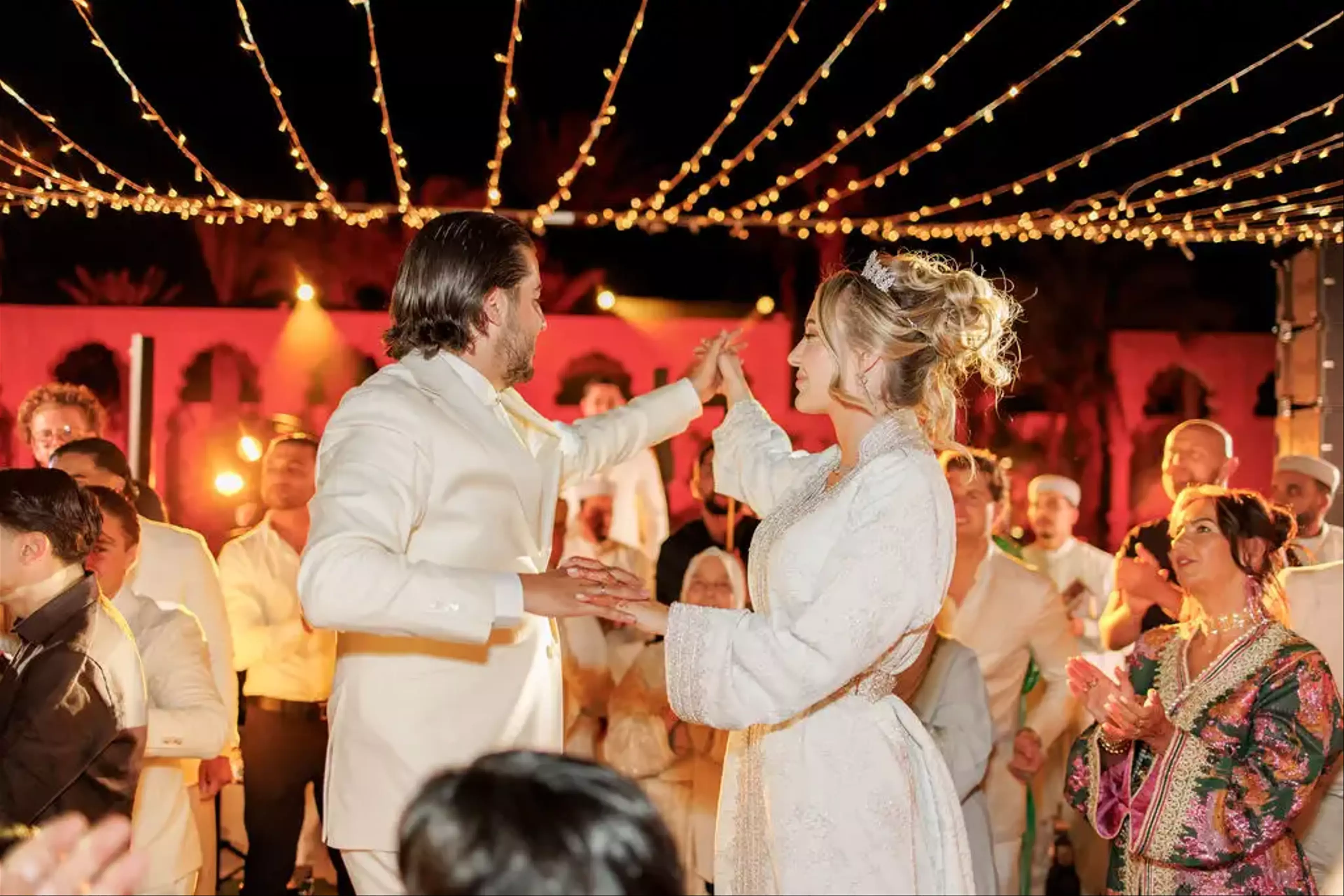 Traditional Moroccan wedding ceremony