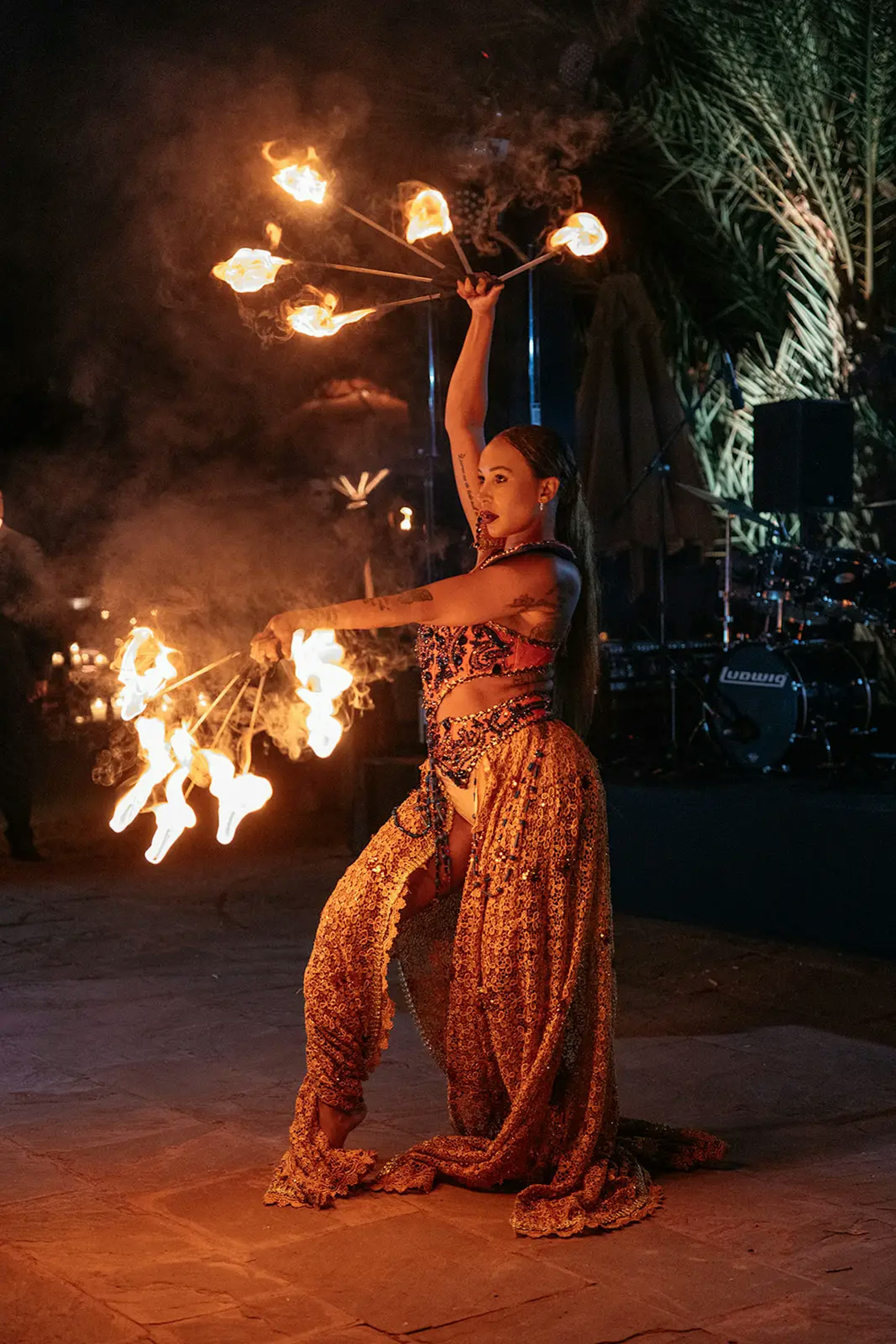 fire dancer