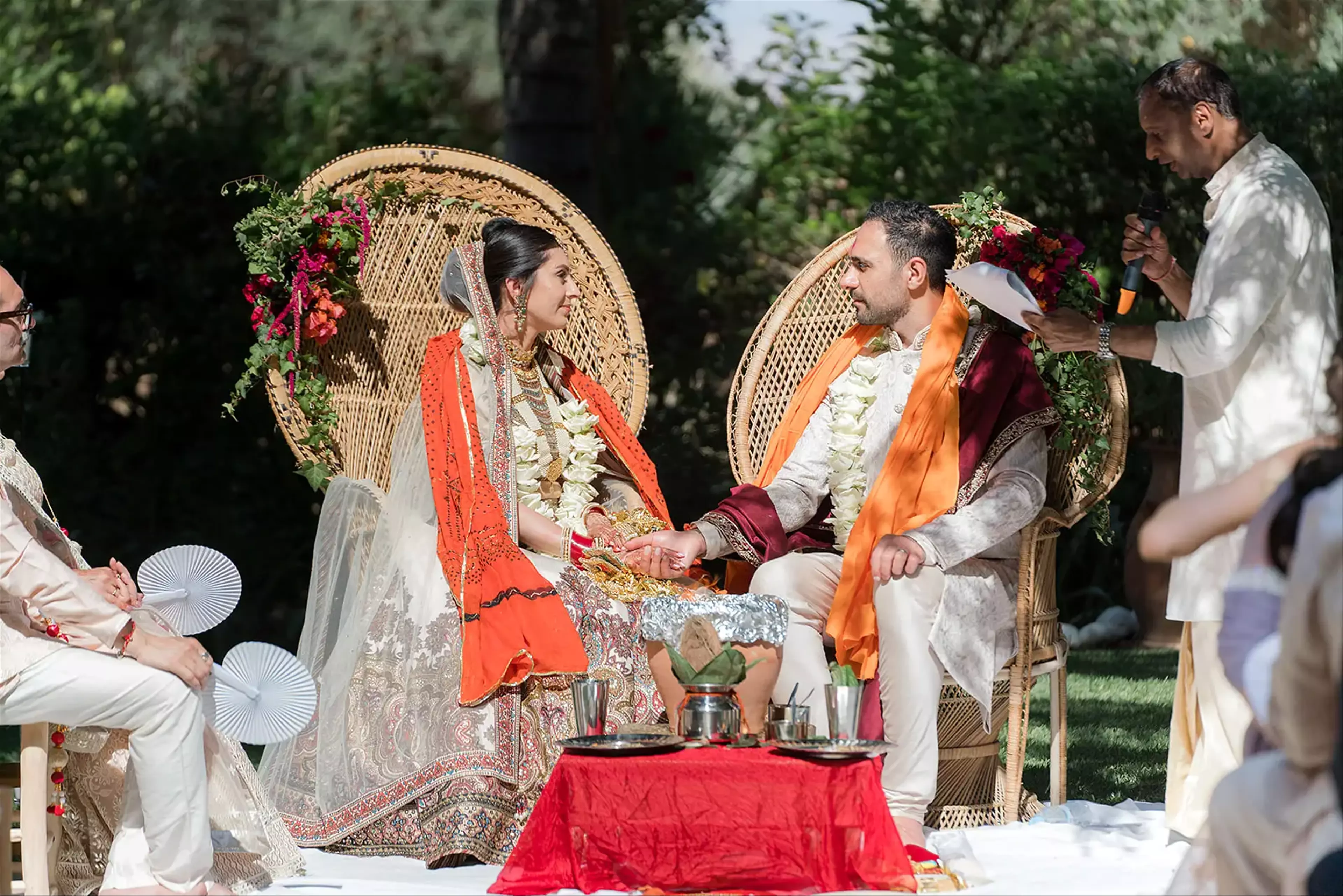 Indian wedding ceremony Morocco